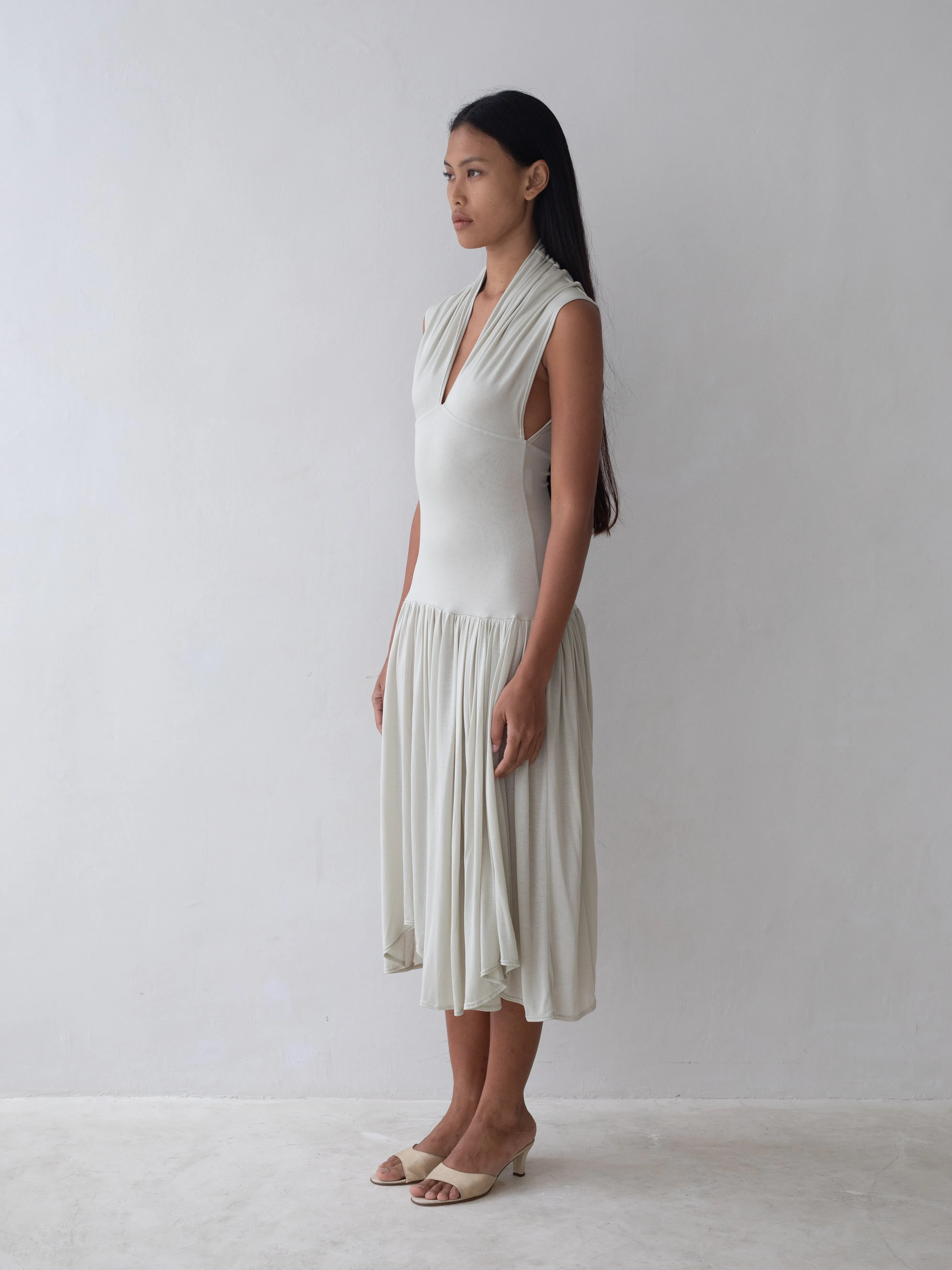 Twyla Dress - Fog sold by BELLE the label product image thumbnail 2