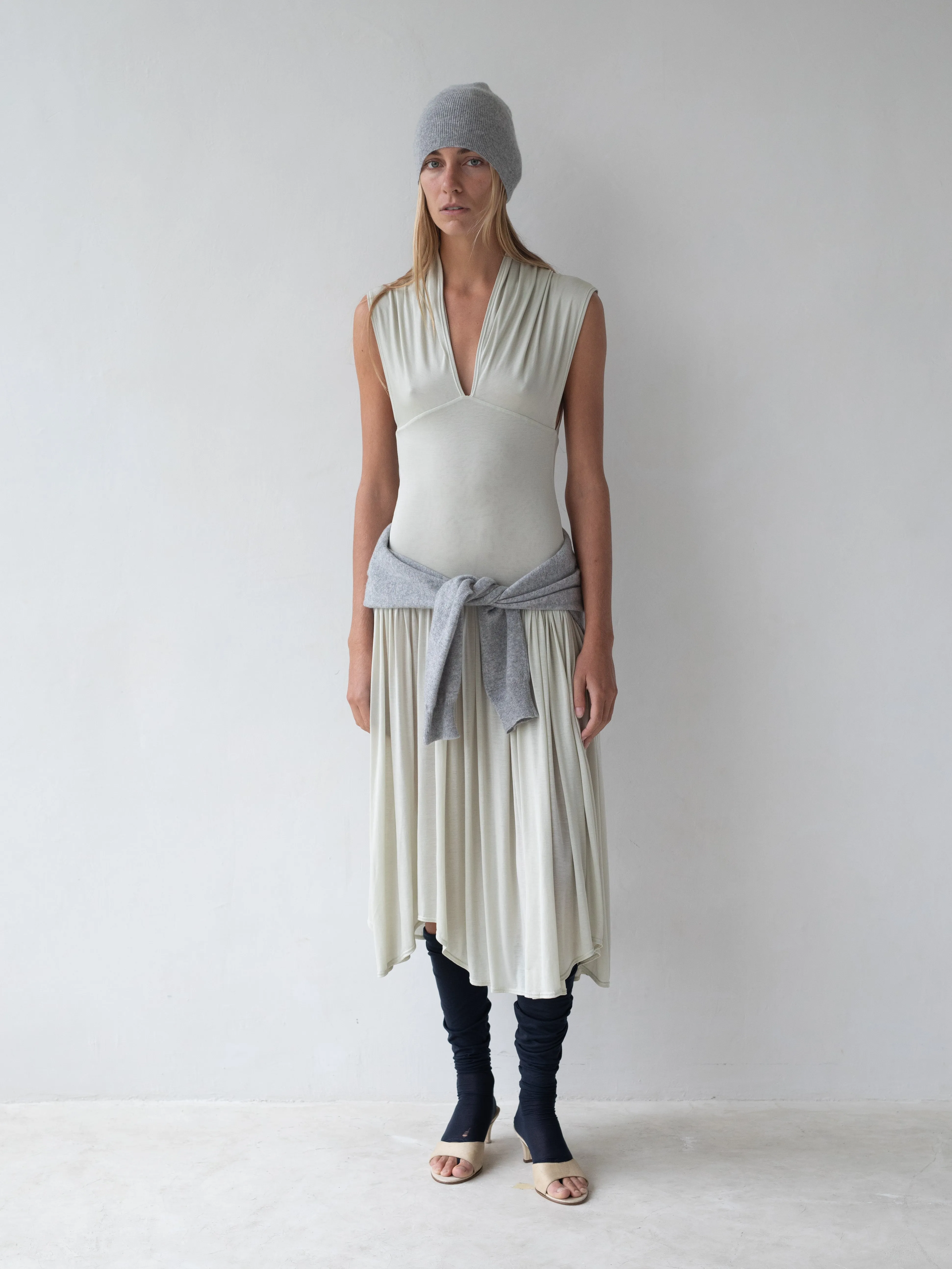 Twyla Dress - Fog sold by BELLE the label product image thumbnail 4