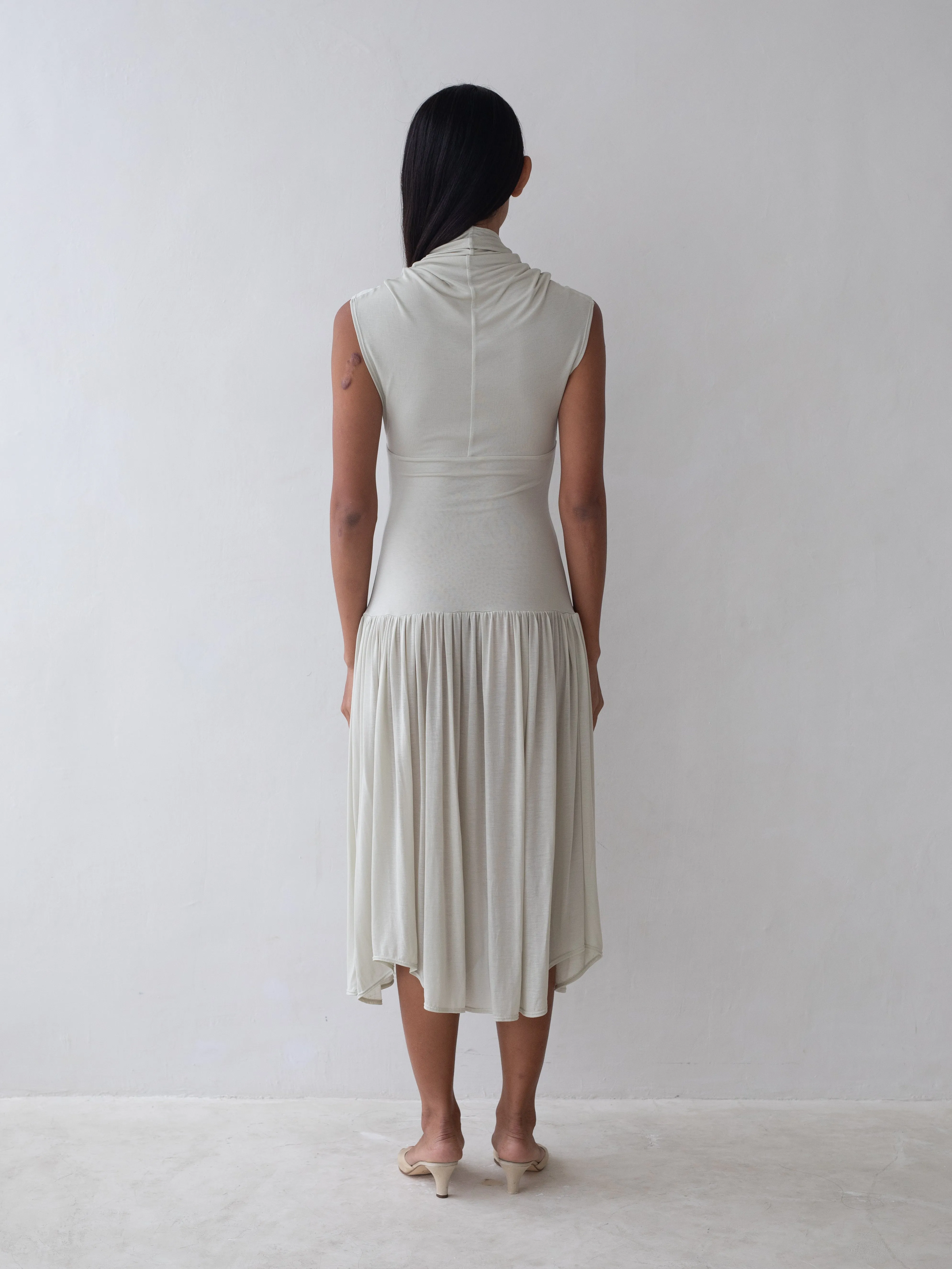 Twyla Dress - Fog sold by BELLE the label product image thumbnail 3