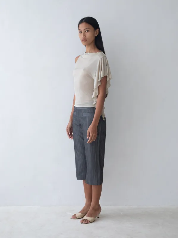 Zehra Top - Cream Sage sold by BELLE the label