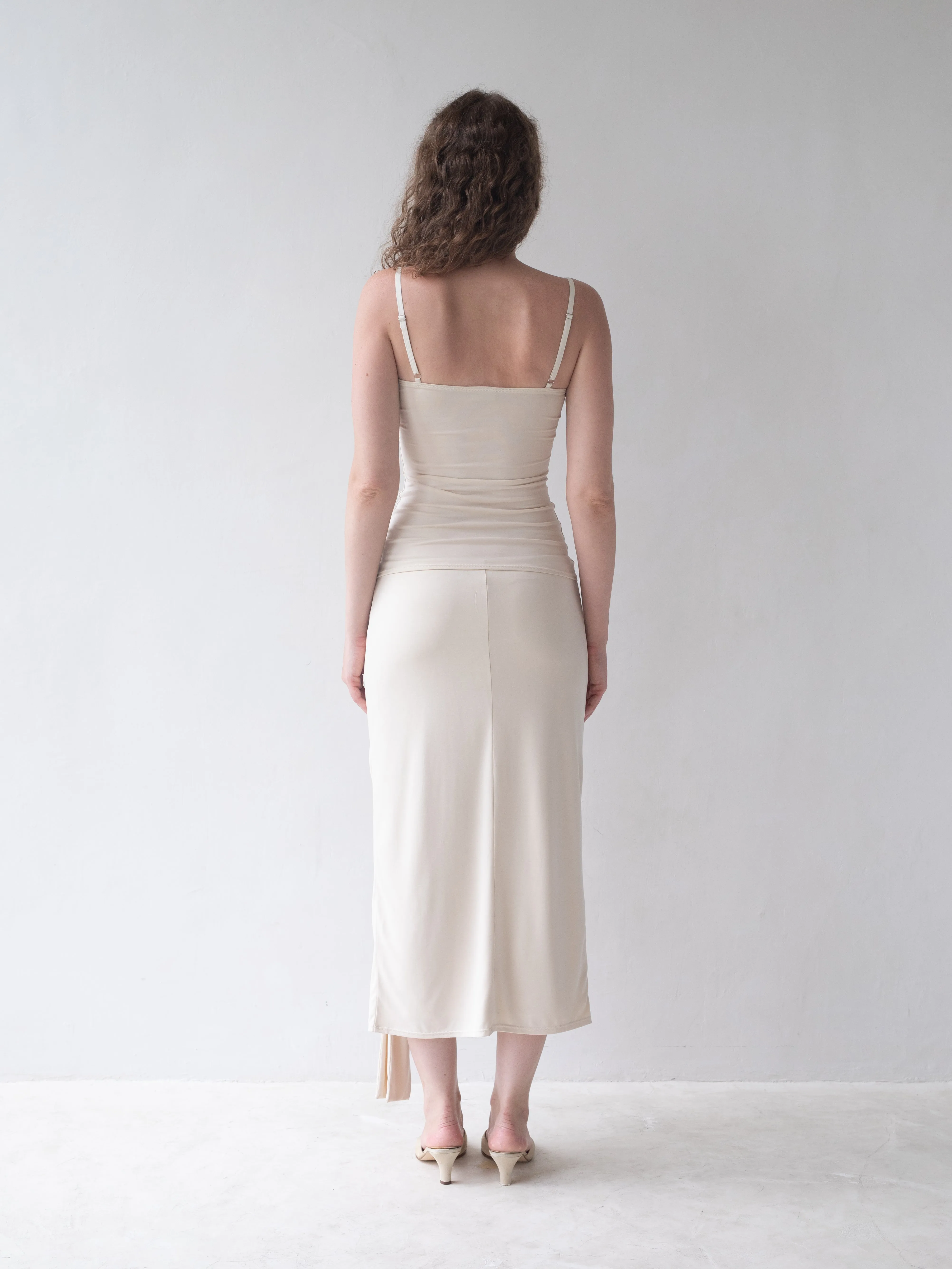 Cascade Skirt - Cream sold by BELLE the label product image thumbnail 3