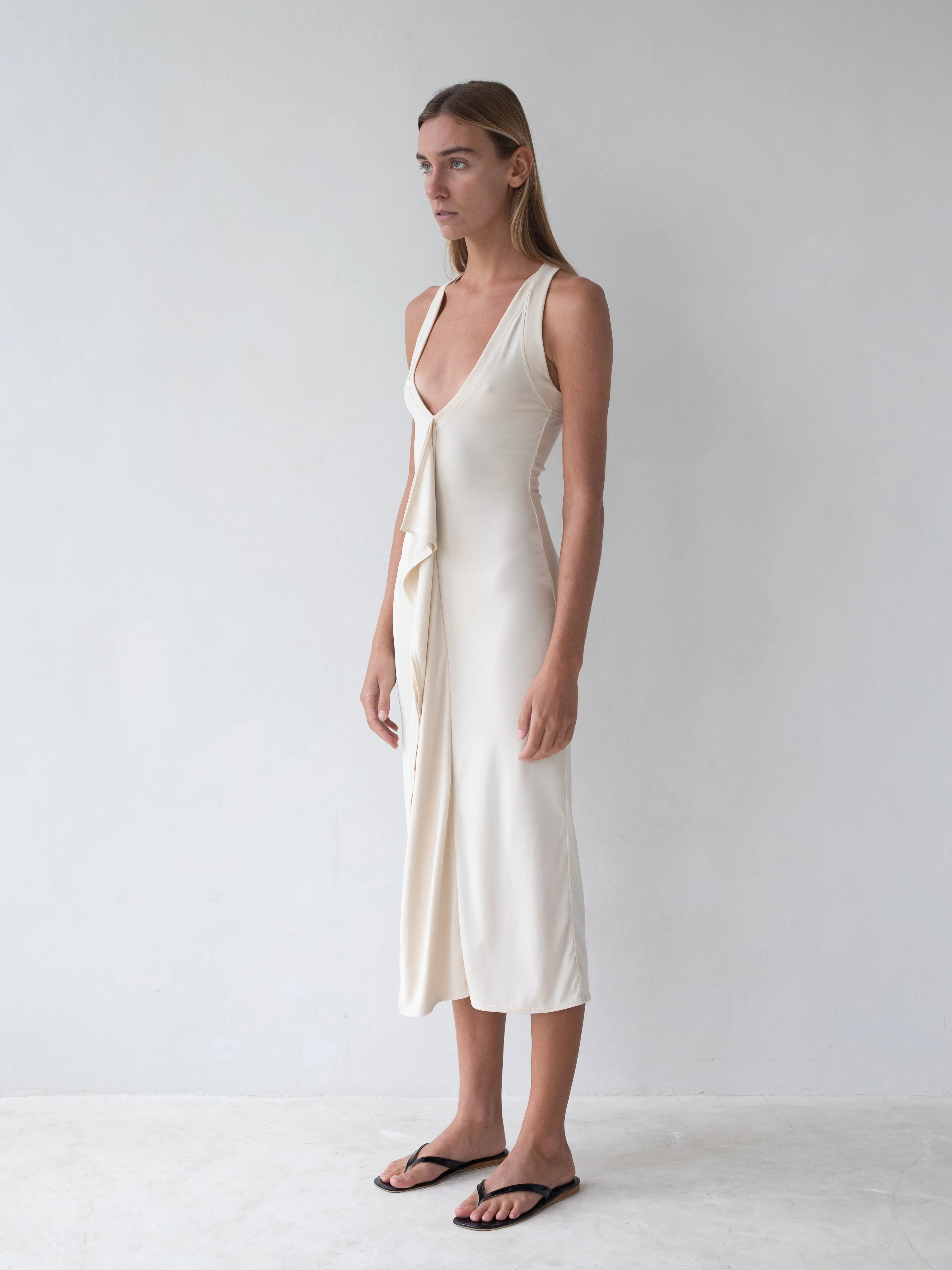 Cascade Dress - Cream sold by BELLE the label product image thumbnail 2