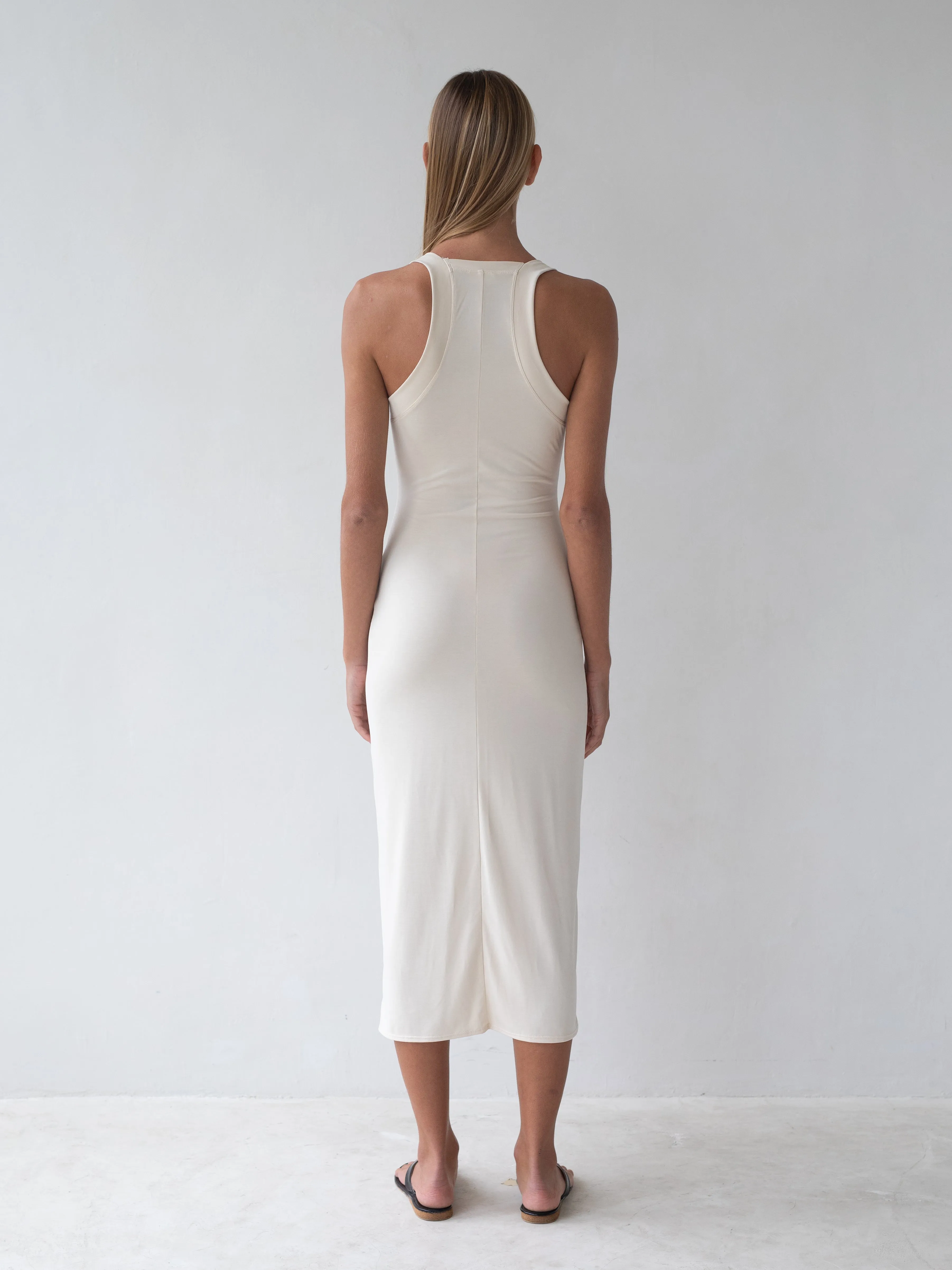 Cascade Dress - Cream sold by BELLE the label product image thumbnail 3