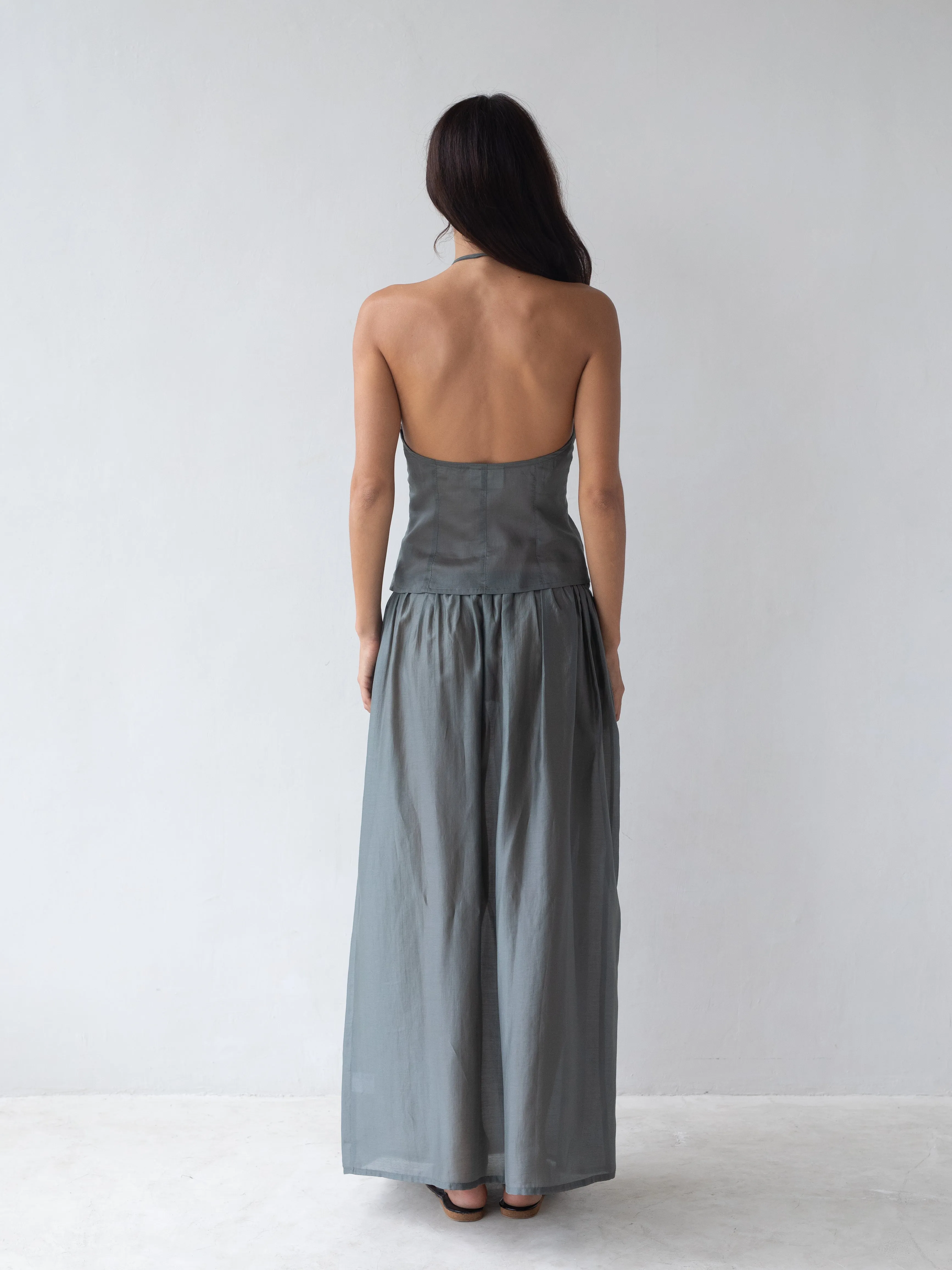 Flore Top - Evergreen sold by BELLE the label product image thumbnail 3