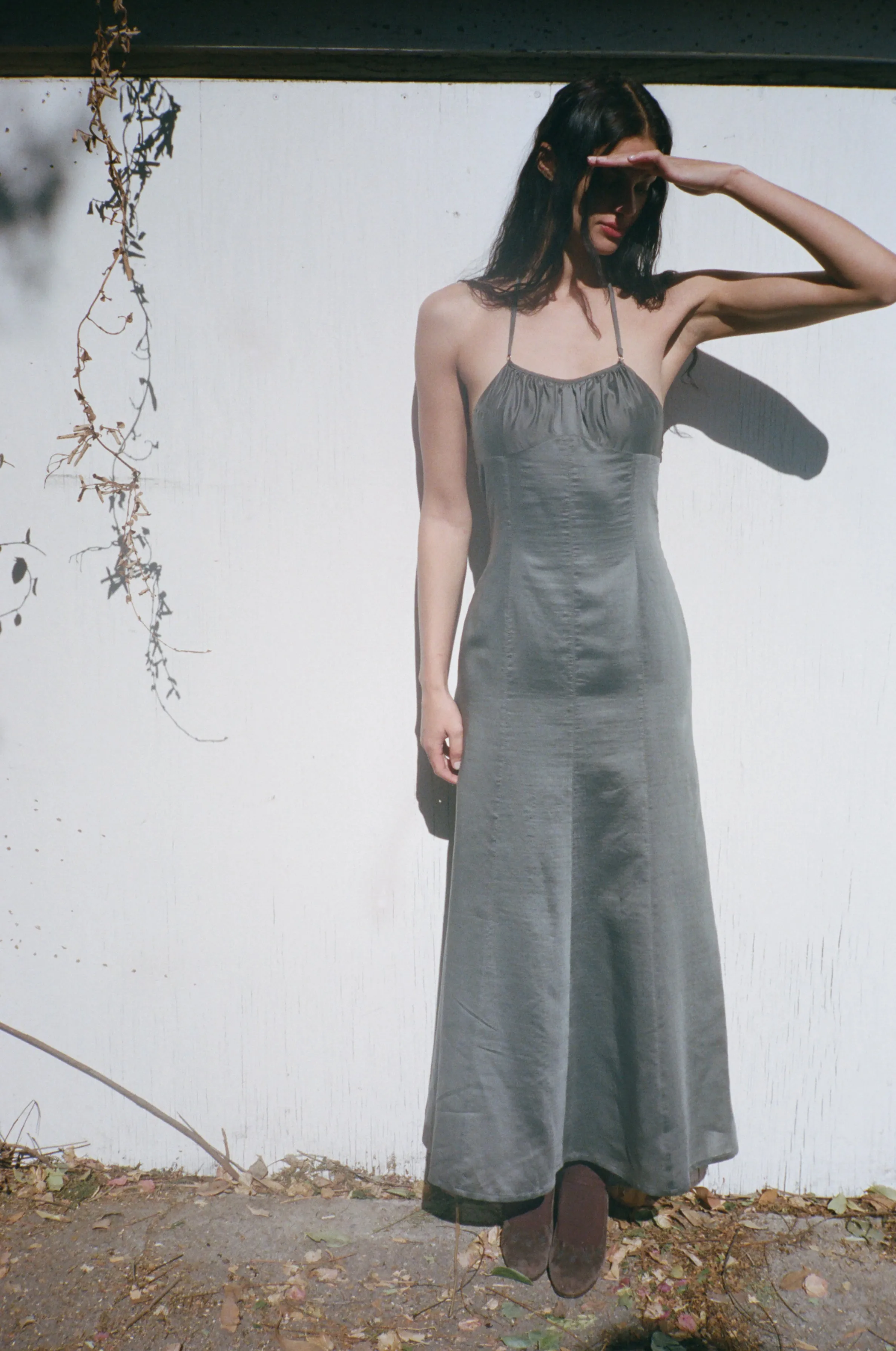 Flore Maxi Dress - Evergreen sold by BELLE the label product image thumbnail 5