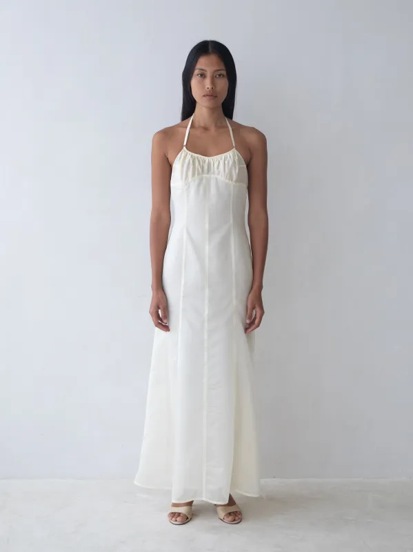 Flore Maxi Dress - Cream sold by BELLE the label