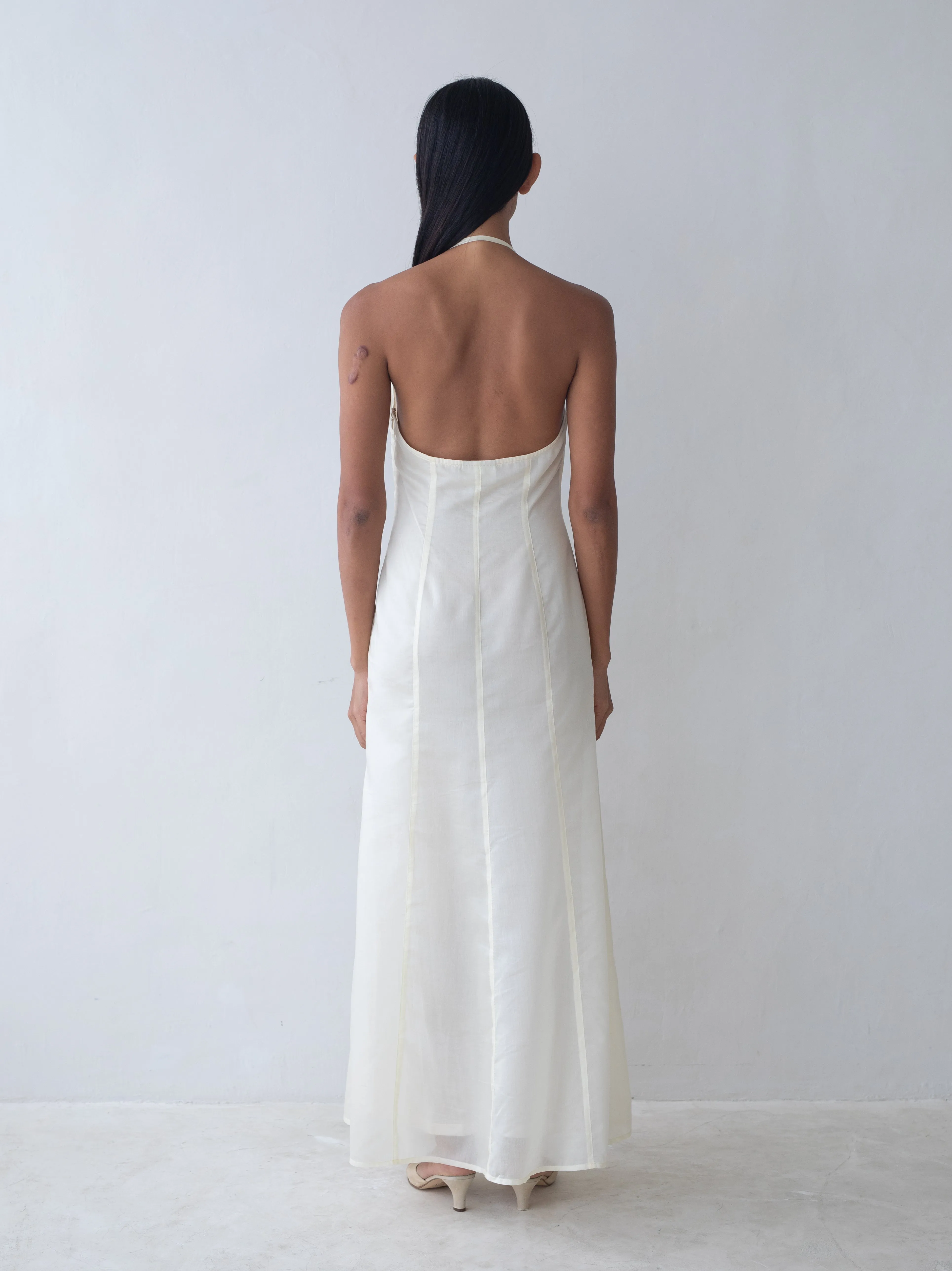 Flore Maxi Dress - Cream sold by BELLE the label product image thumbnail 3