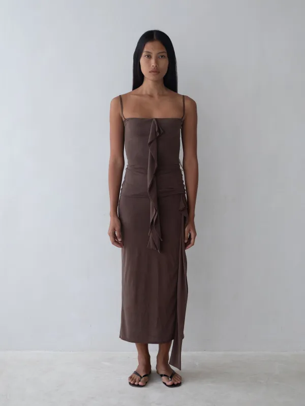 Cascade Top - Brown sold by BELLE the label