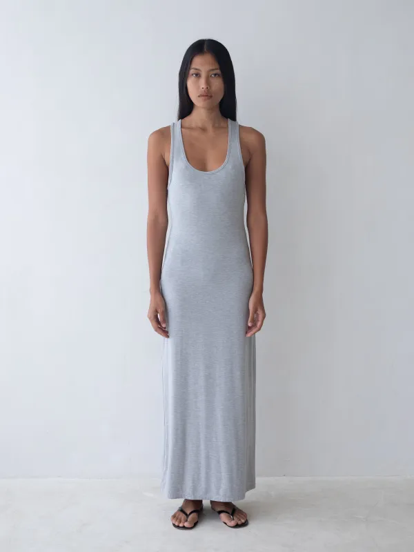 Rhys Dress - Grey sold by BELLE the label