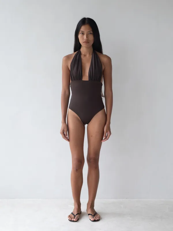 Bay One Piece - Carob sold by BELLE the label