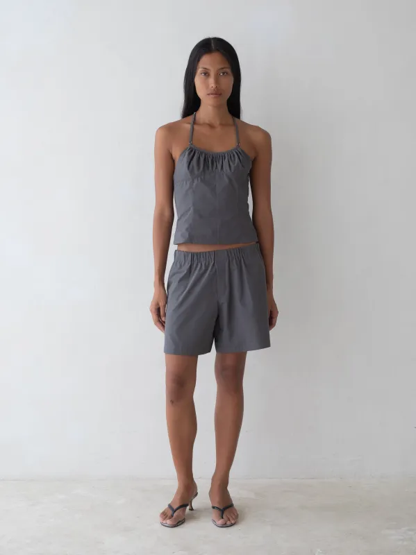 Flore Top - Charcoal made by BELLE the label