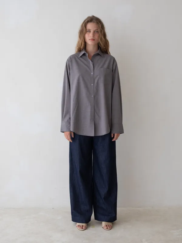 Austin Shirt - Charcoal made by BELLE the label
