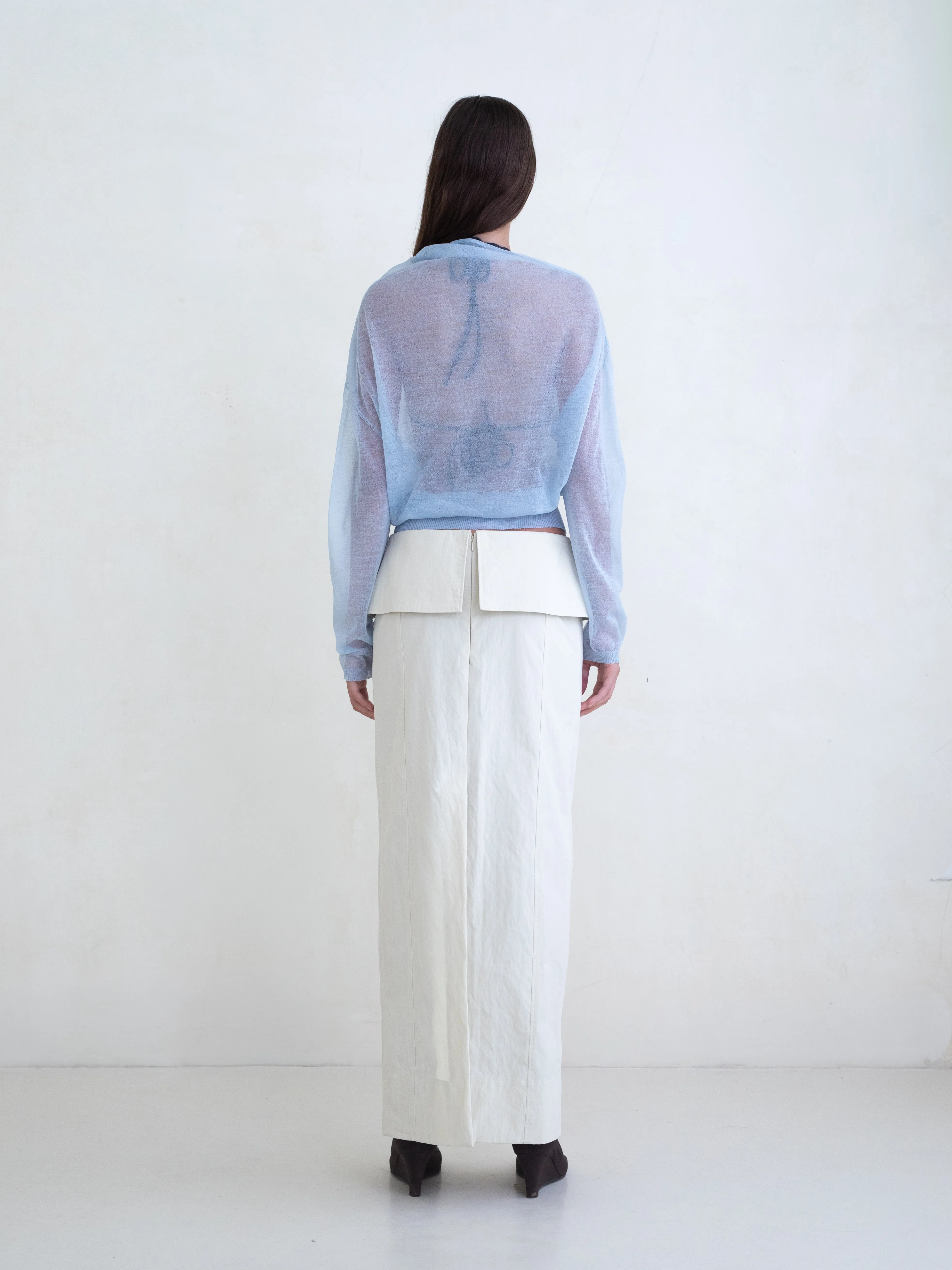 Reve Sweater - Powder Blue sold by BELLE the label product image thumbnail 3