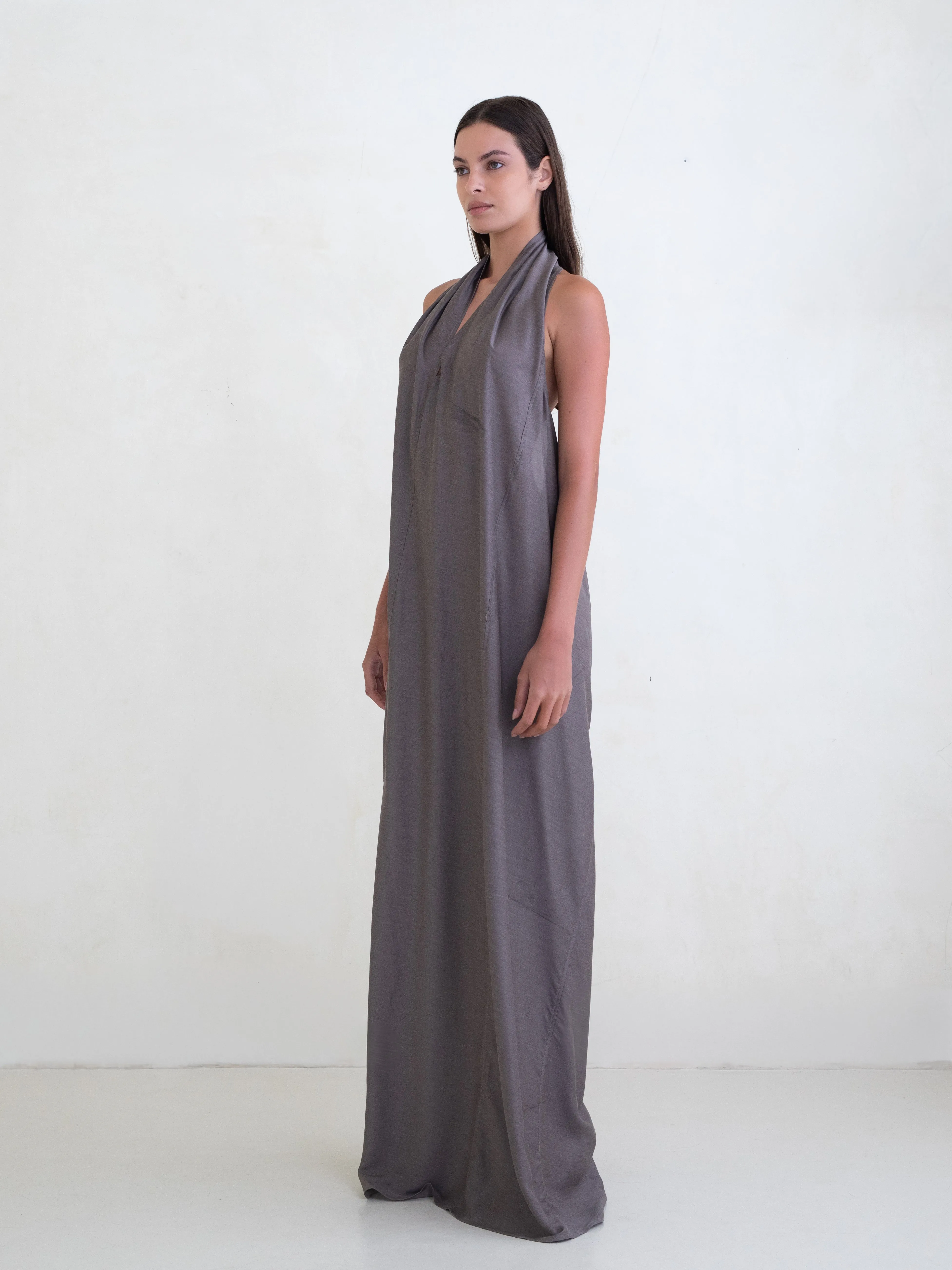 Spiral Dress - Taupe sold by BELLE the label product image thumbnail 2