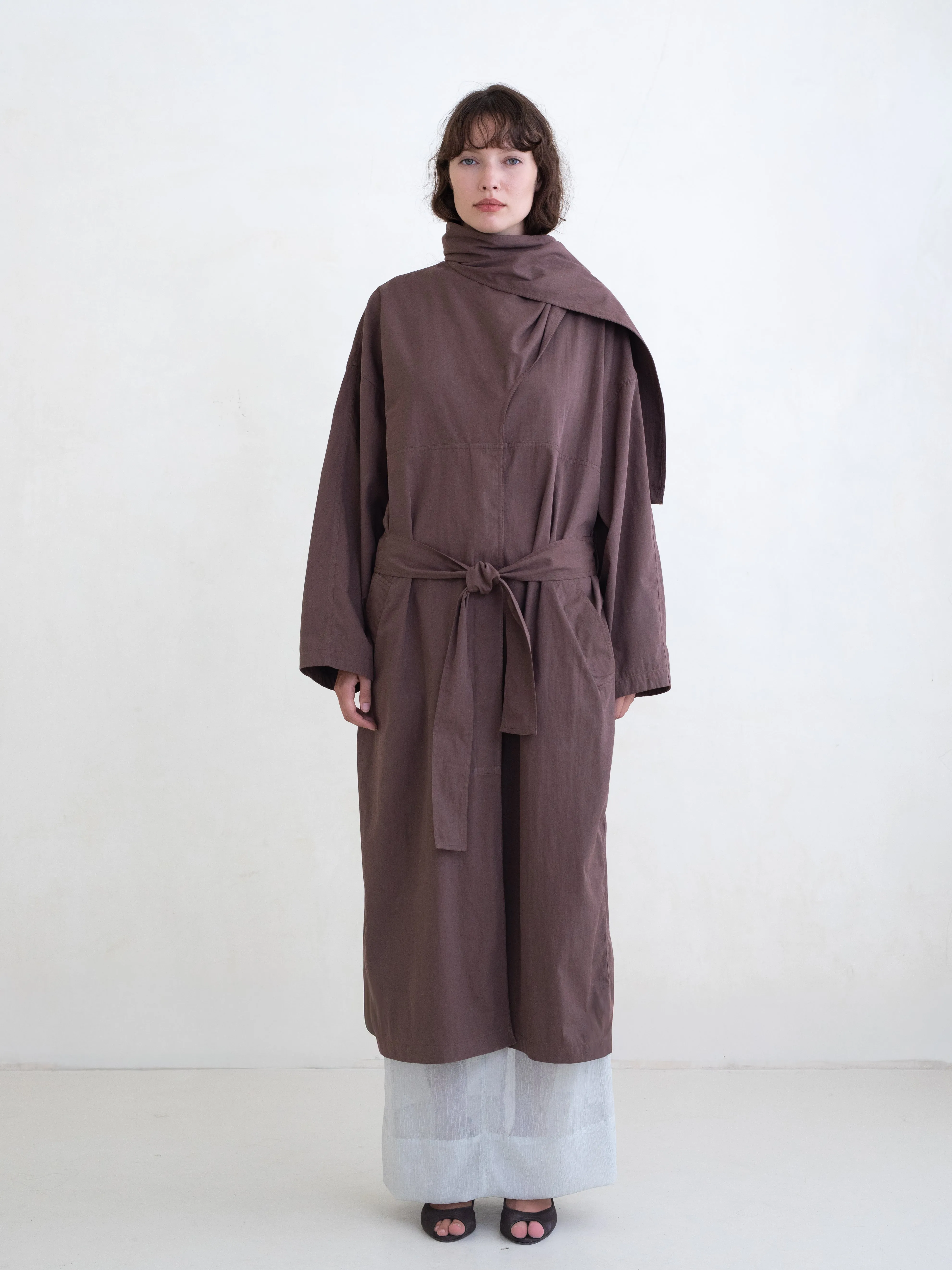 Haven Coat - Brown sold by BELLE the label