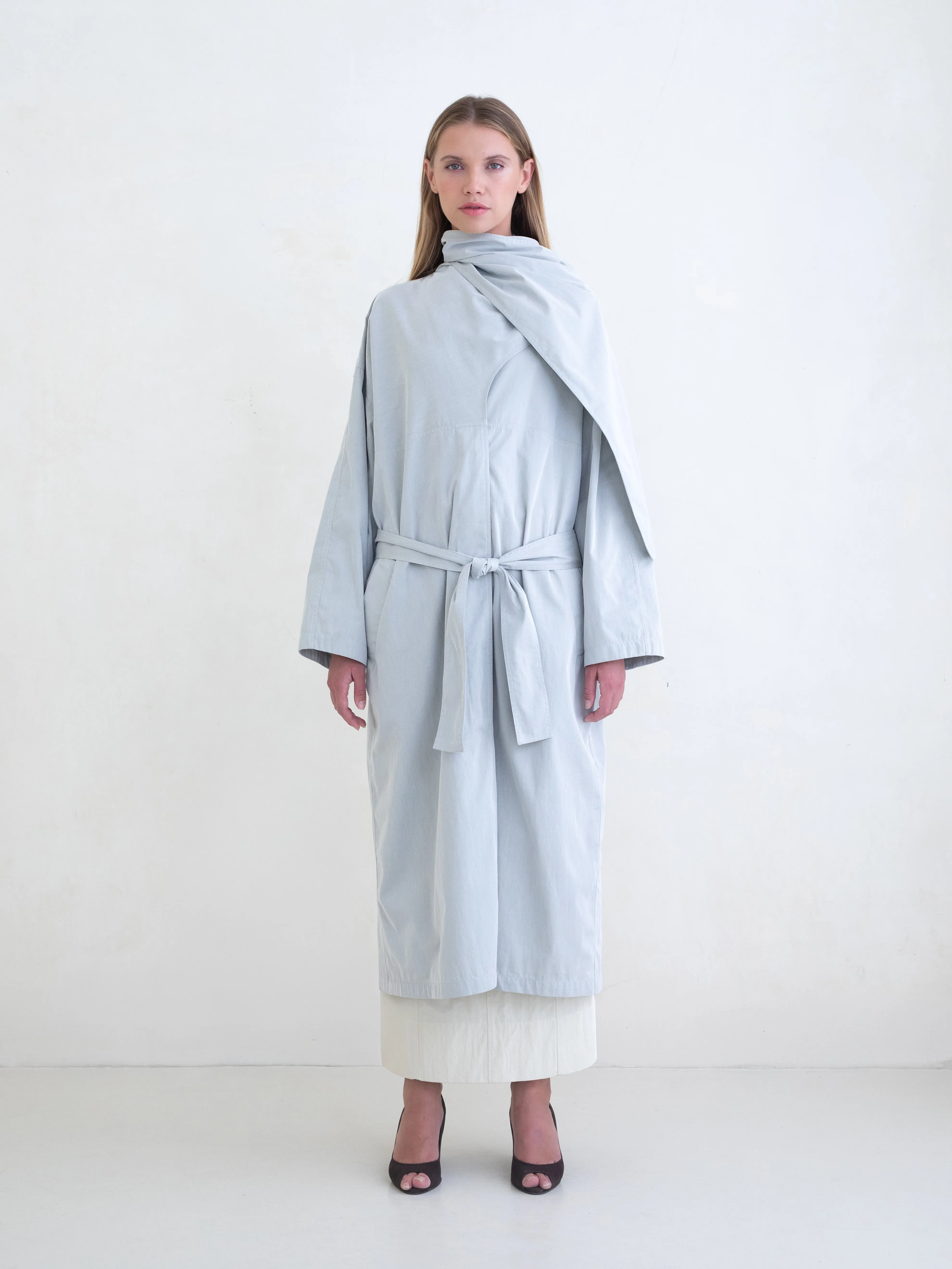 Haven Coat - Mist sold by BELLE the label product image thumbnail 4