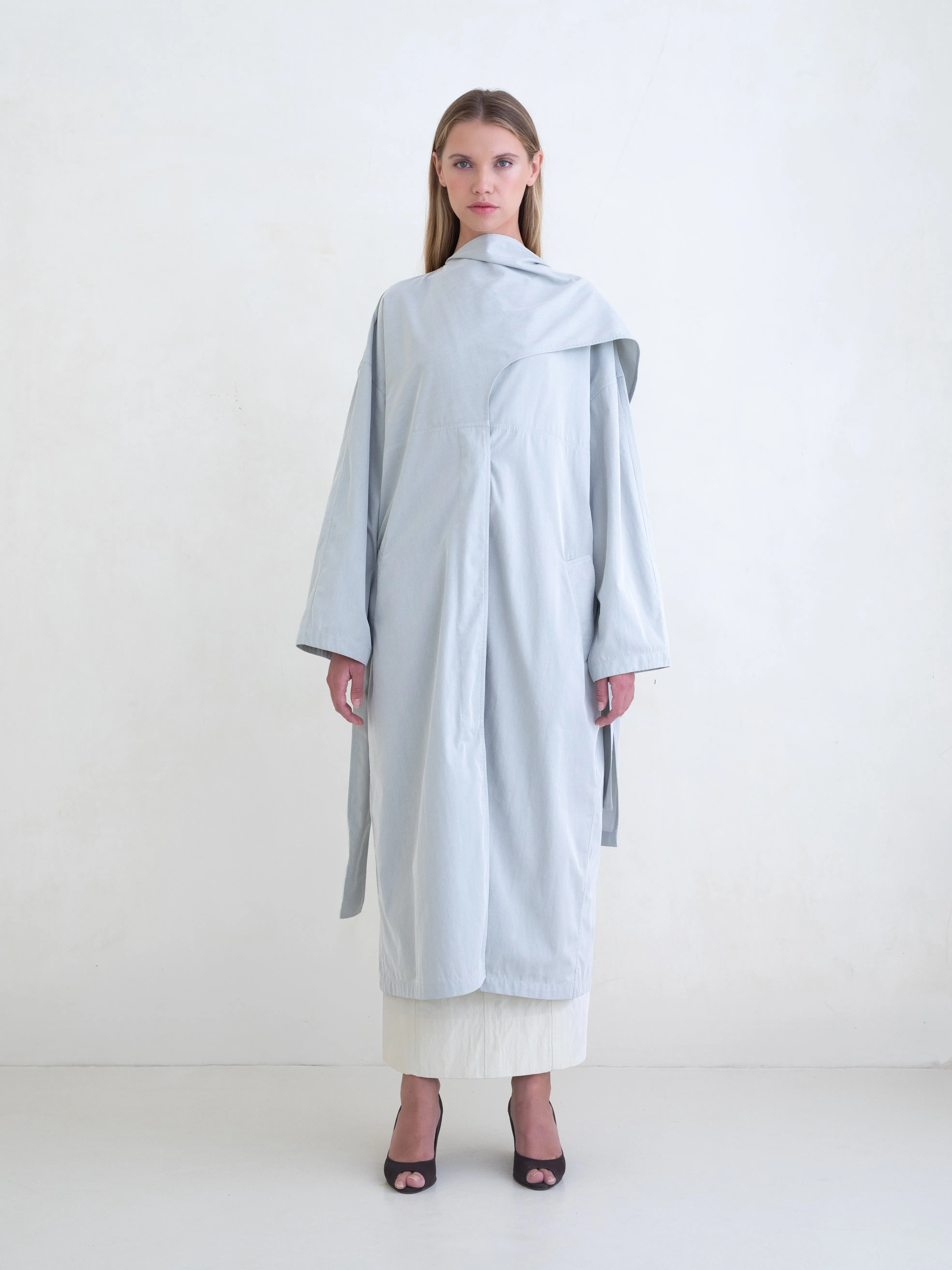 Haven Coat - Mist sold by BELLE the label