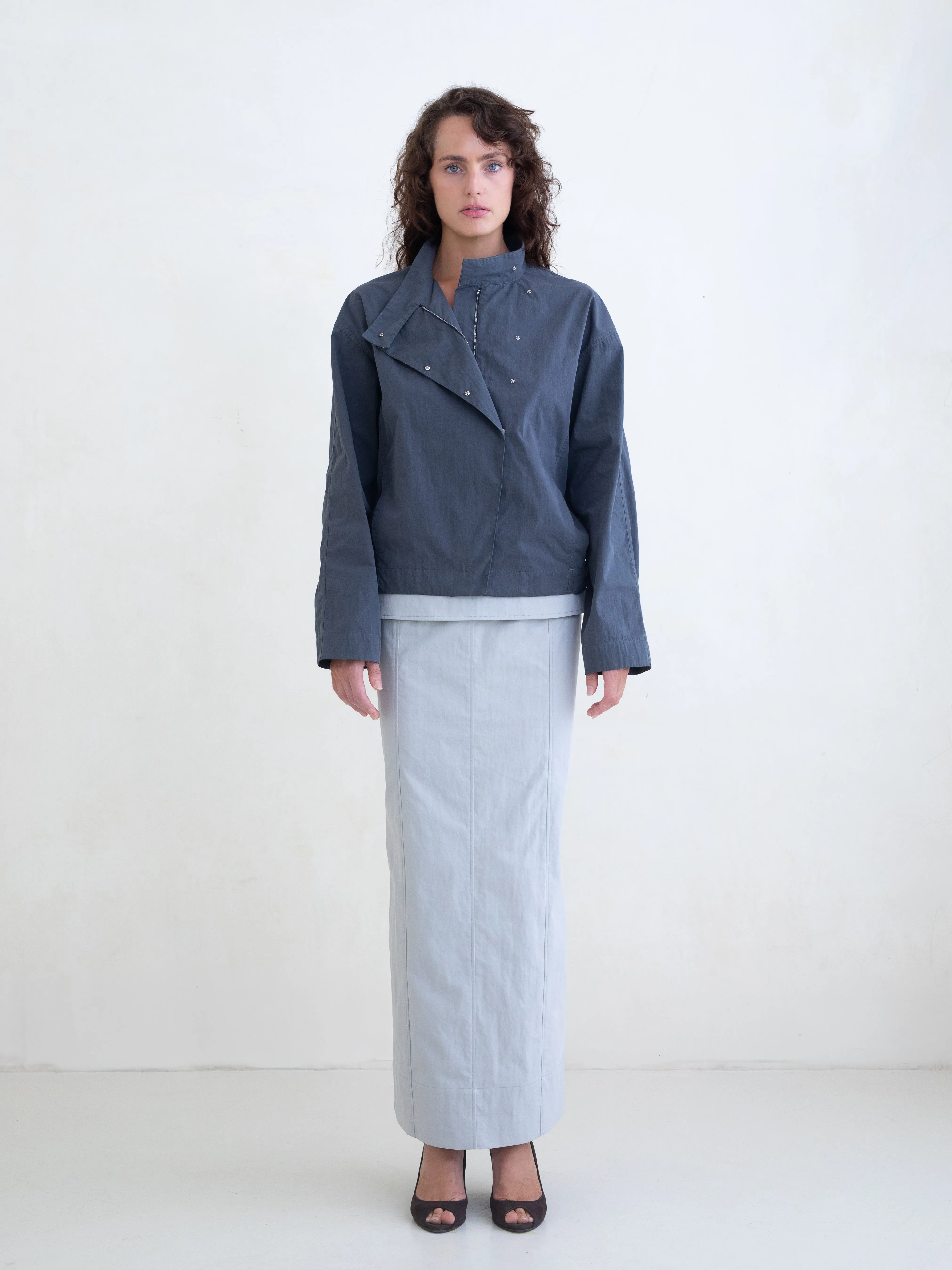 Summer Jacket - Slate sold by BELLE the label product image thumbnail 4
