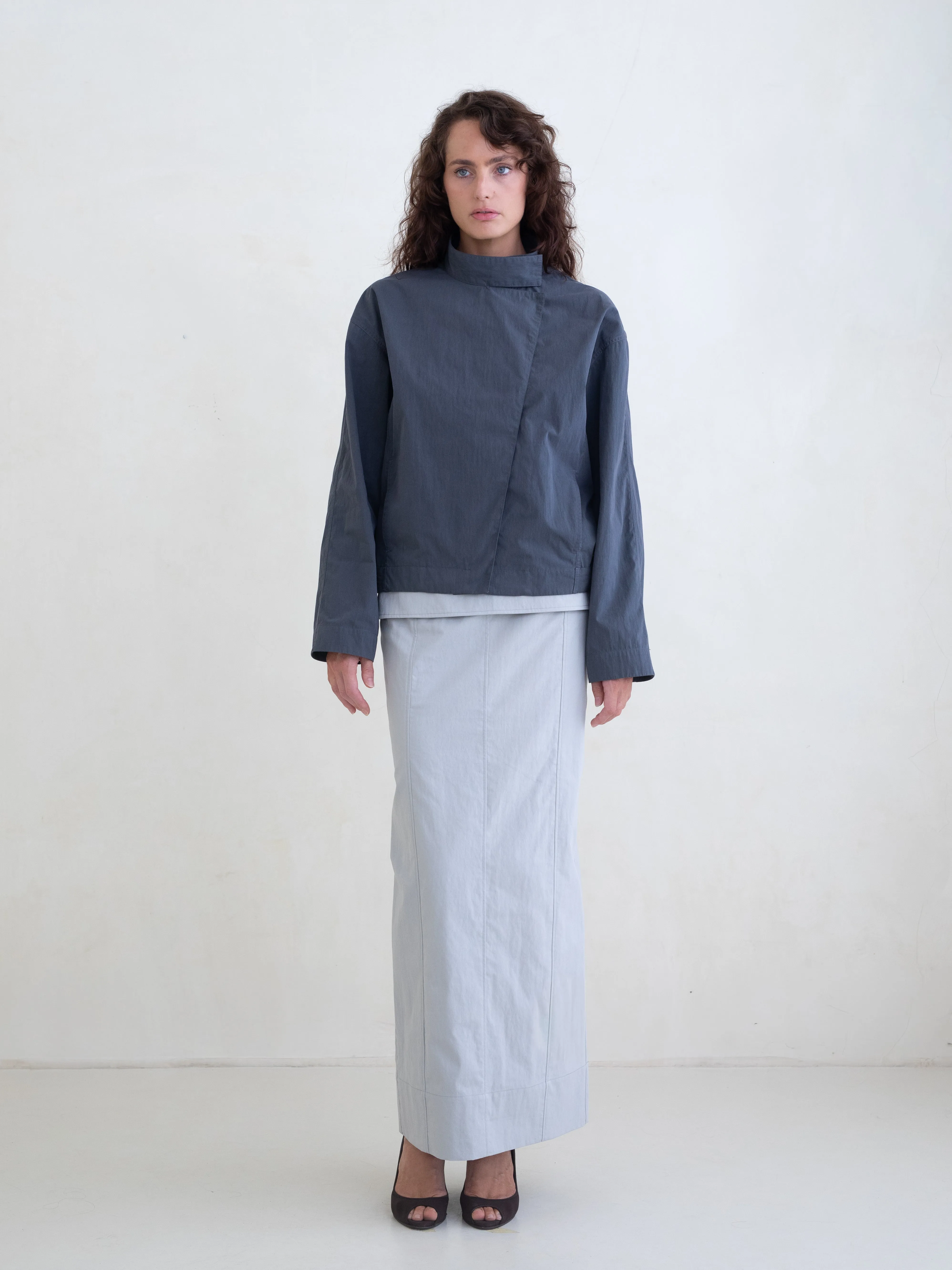 Summer Jacket - Slate sold by BELLE the label
