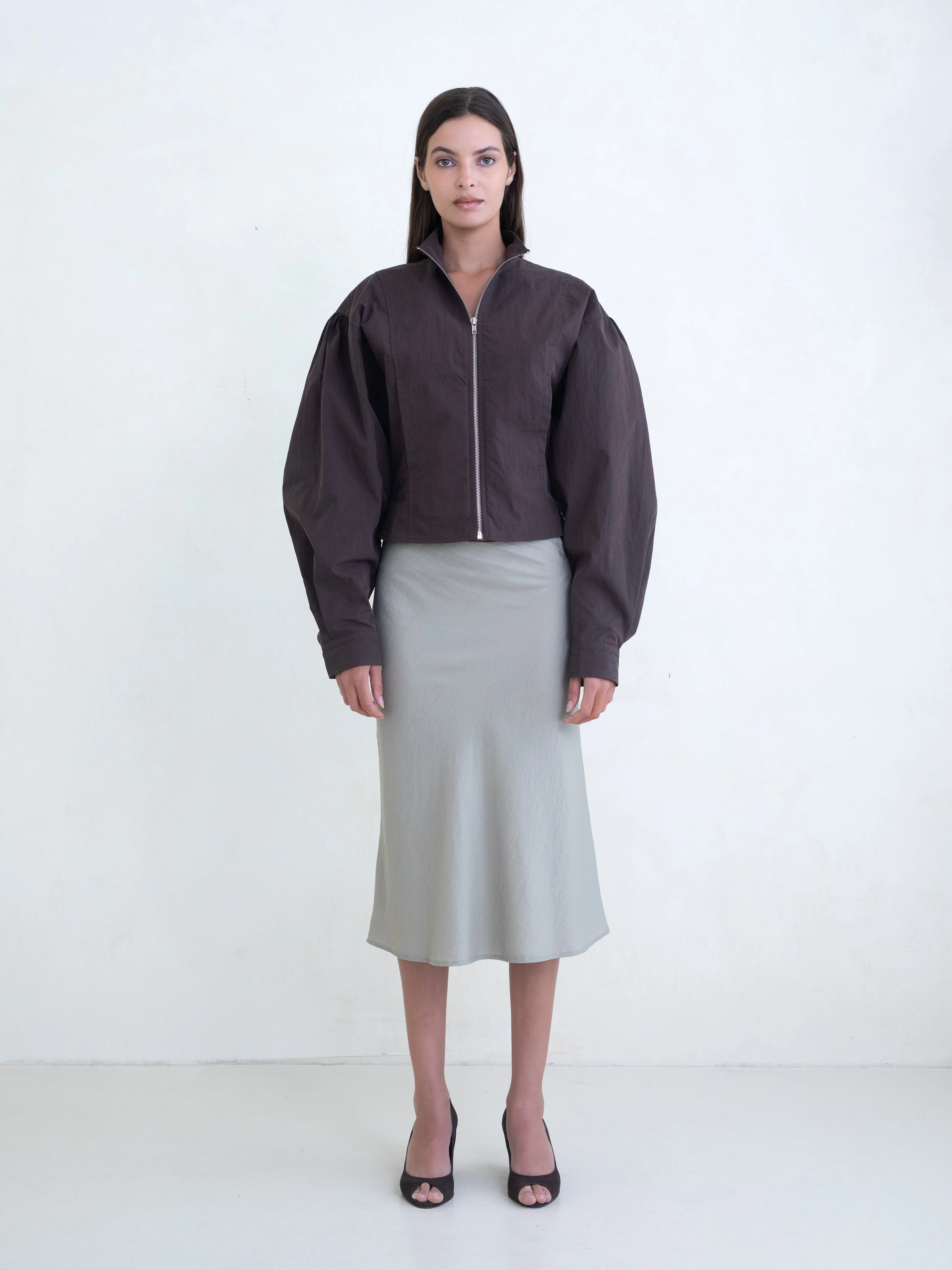 Globo Jacket - Brown sold by BELLE the label product image thumbnail 4
