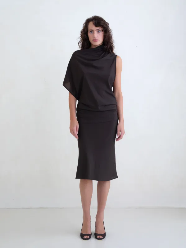 Reverie Top - Brown made by BELLE the label