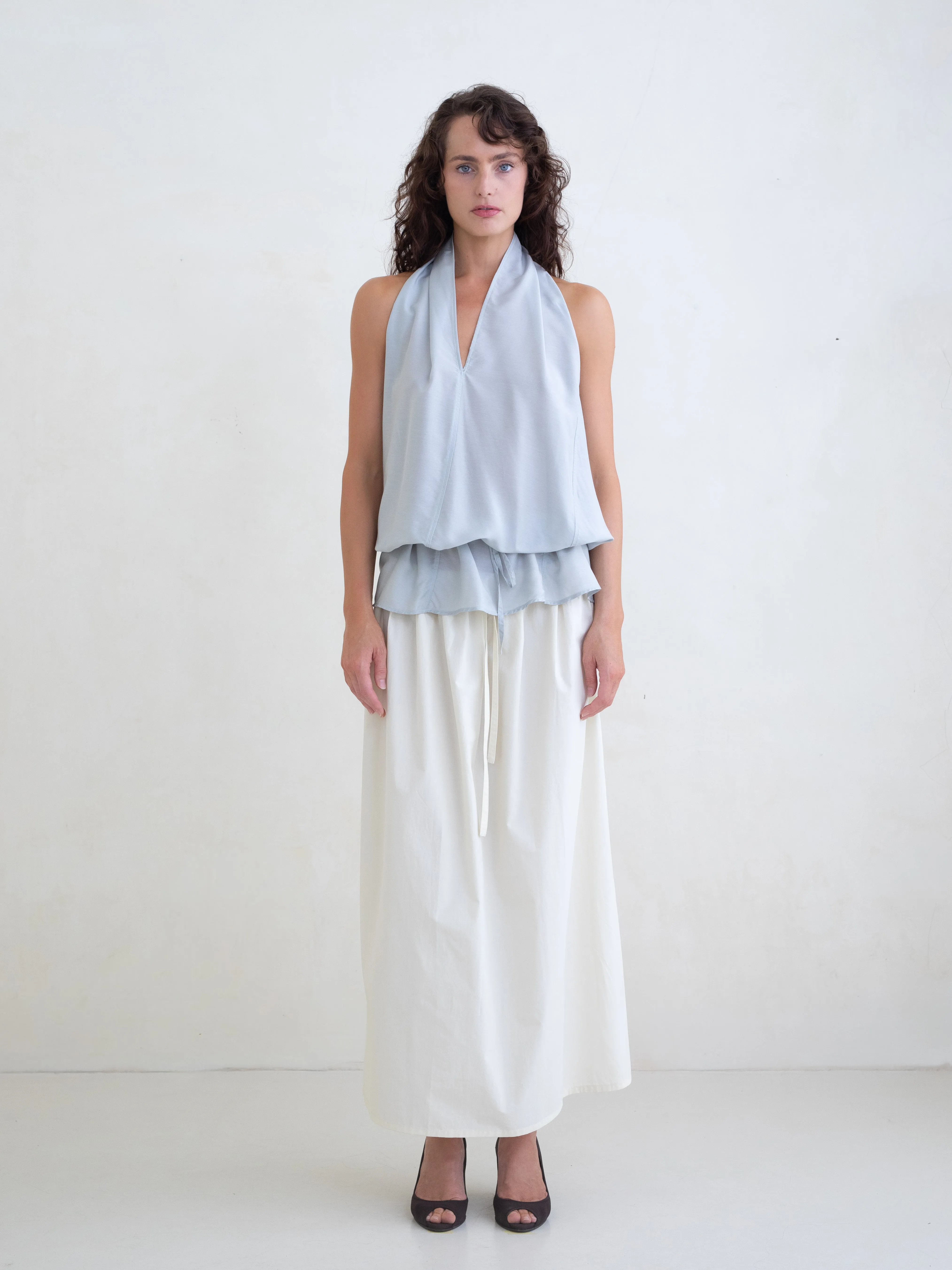 Spiral Top - Mist sold by BELLE the label