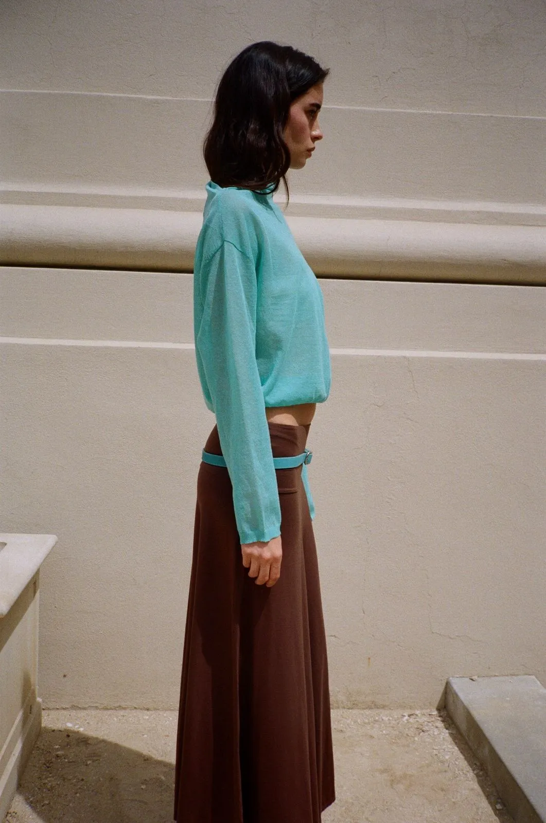 Reve Sweater - Aqua sold by BELLE the label product image thumbnail 2