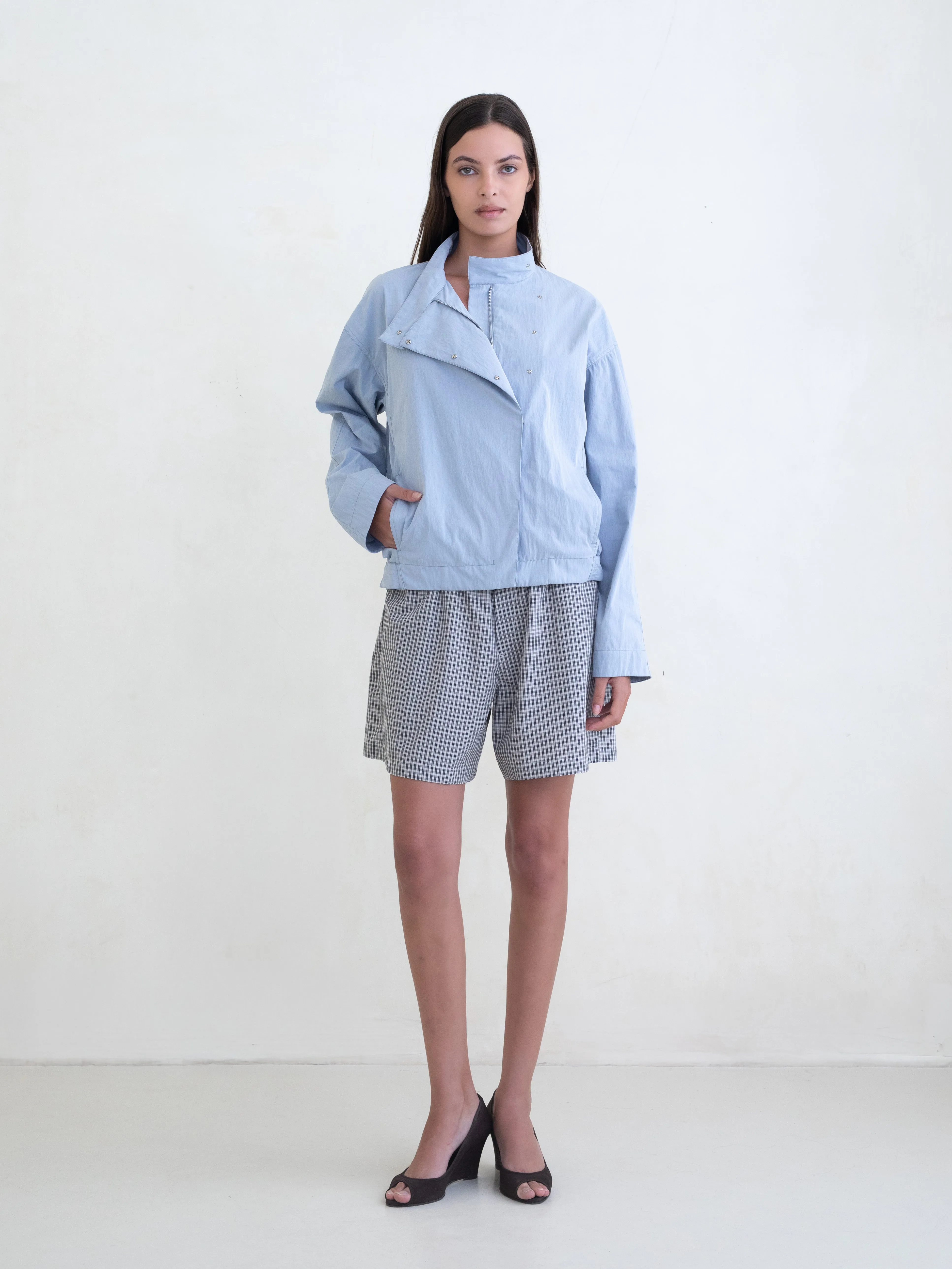 Summer Jacket - Powder Blue sold by BELLE the label product image thumbnail 4