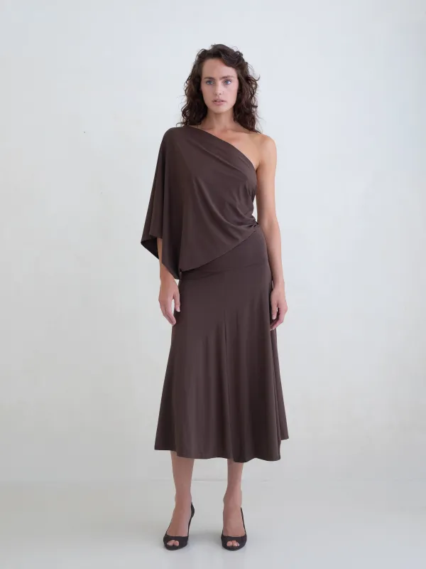 Arden Dress - Brown made by Belle Anna