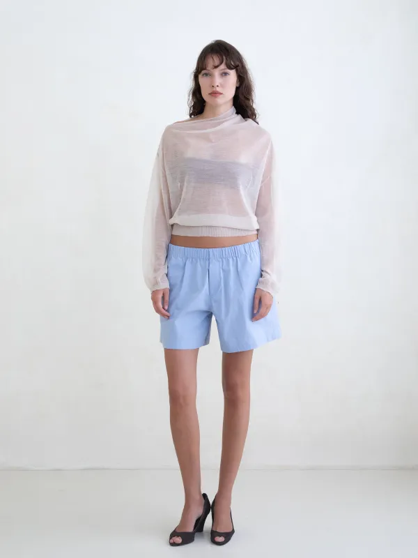 Boxer Shorts - Powder Blue made by Belle Anna