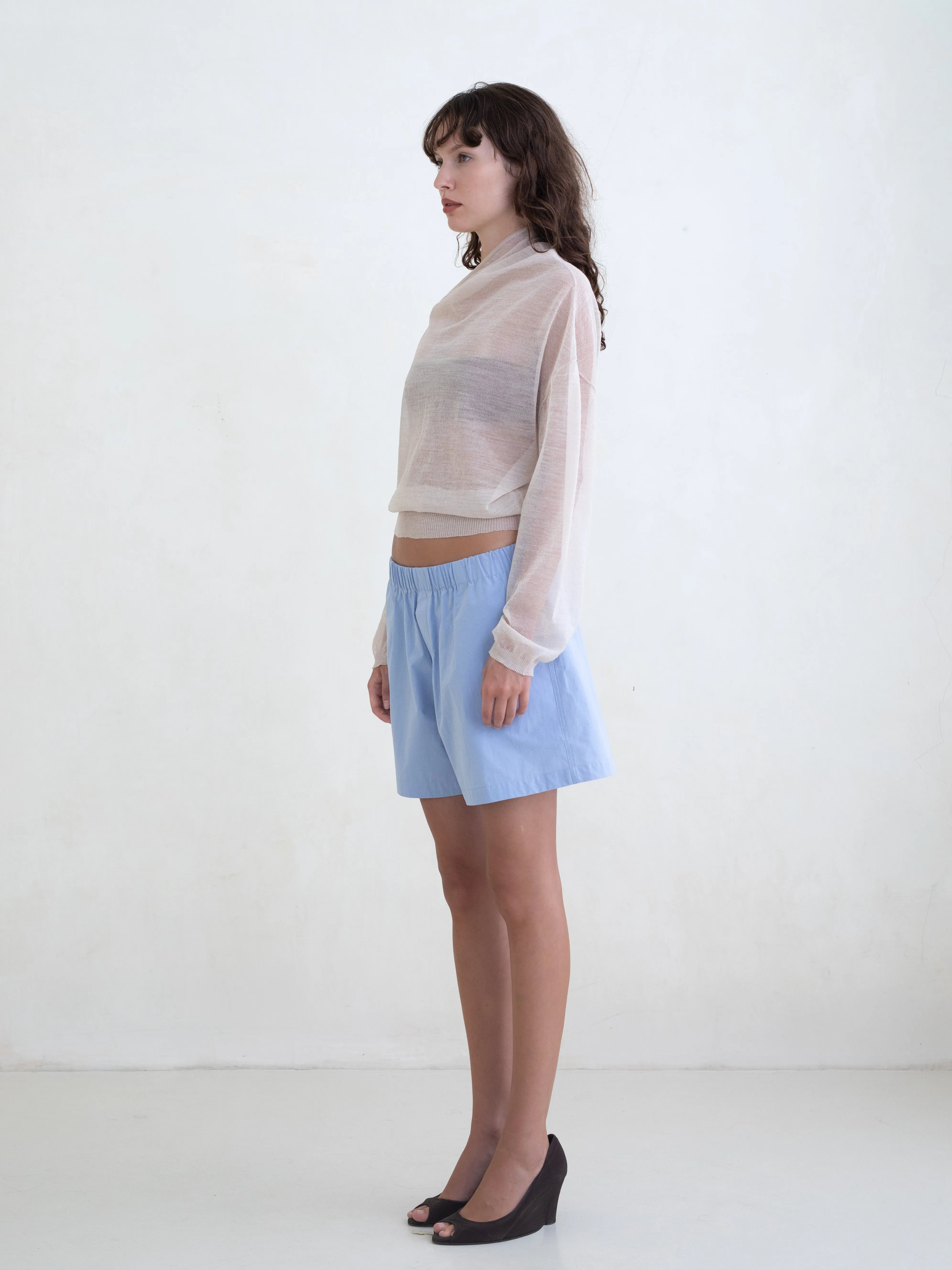 Boxer Shorts - Powder Blue sold by BELLE the label product image thumbnail 2