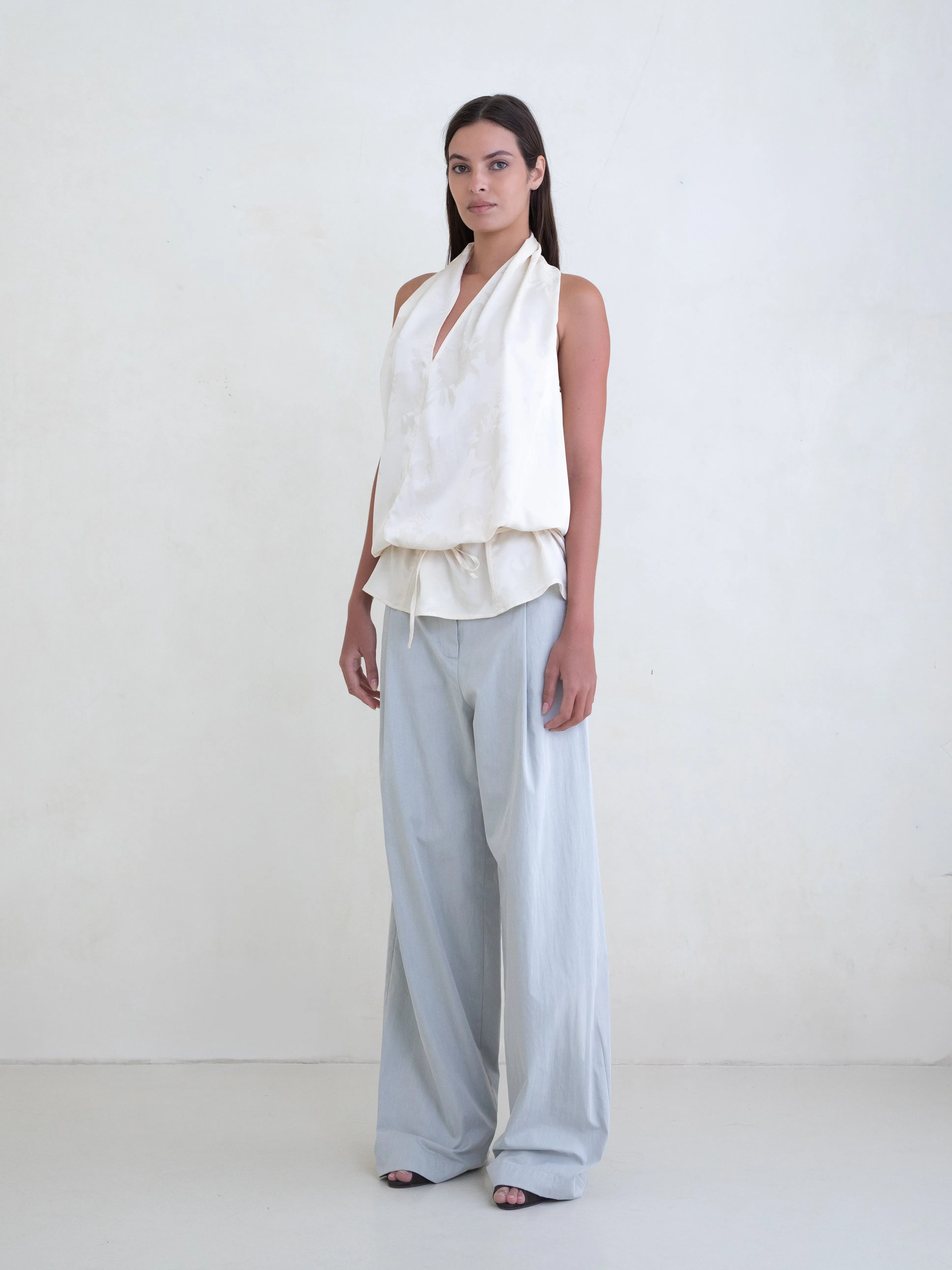 Spiral Top - Ivory Jacquard sold by BELLE the label product image thumbnail 2