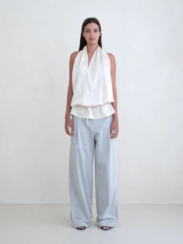 Spiral Top - Ivory Jacquard made by Belle Anna