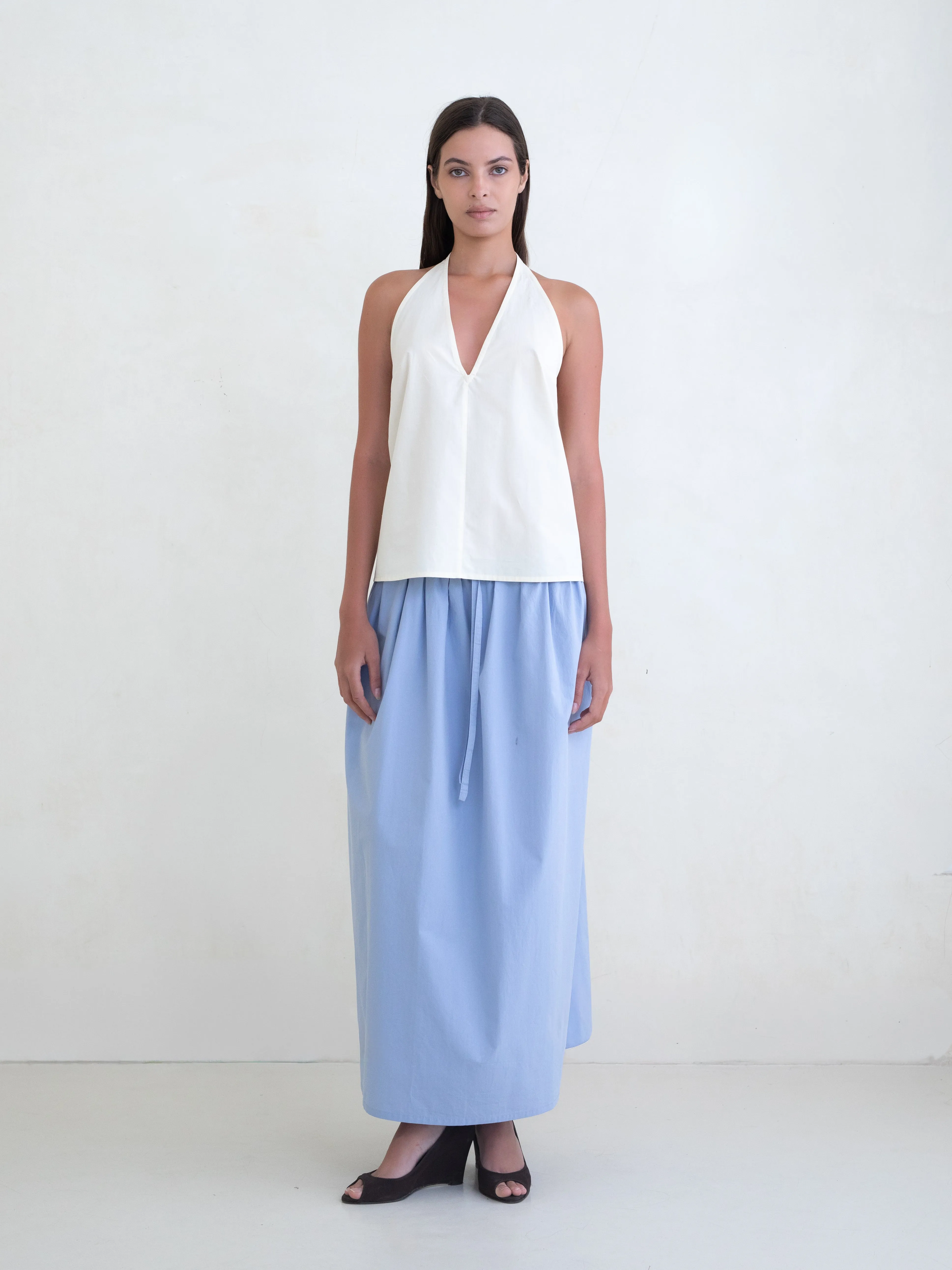 Rhea Skirt - Powder Blue sold by BELLE the label product image thumbnail 3