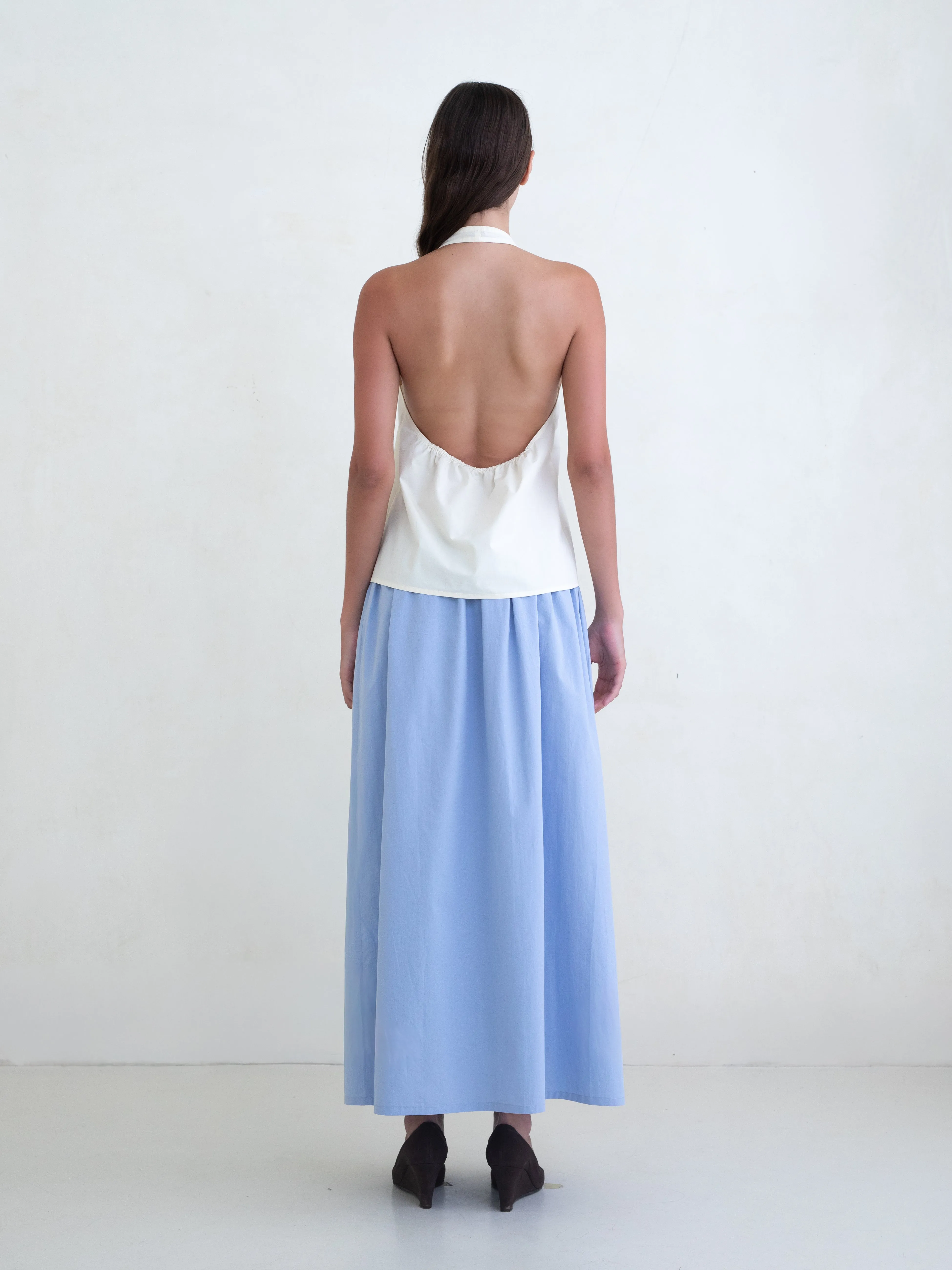 Rhea Skirt - Powder Blue sold by BELLE the label product image thumbnail 5