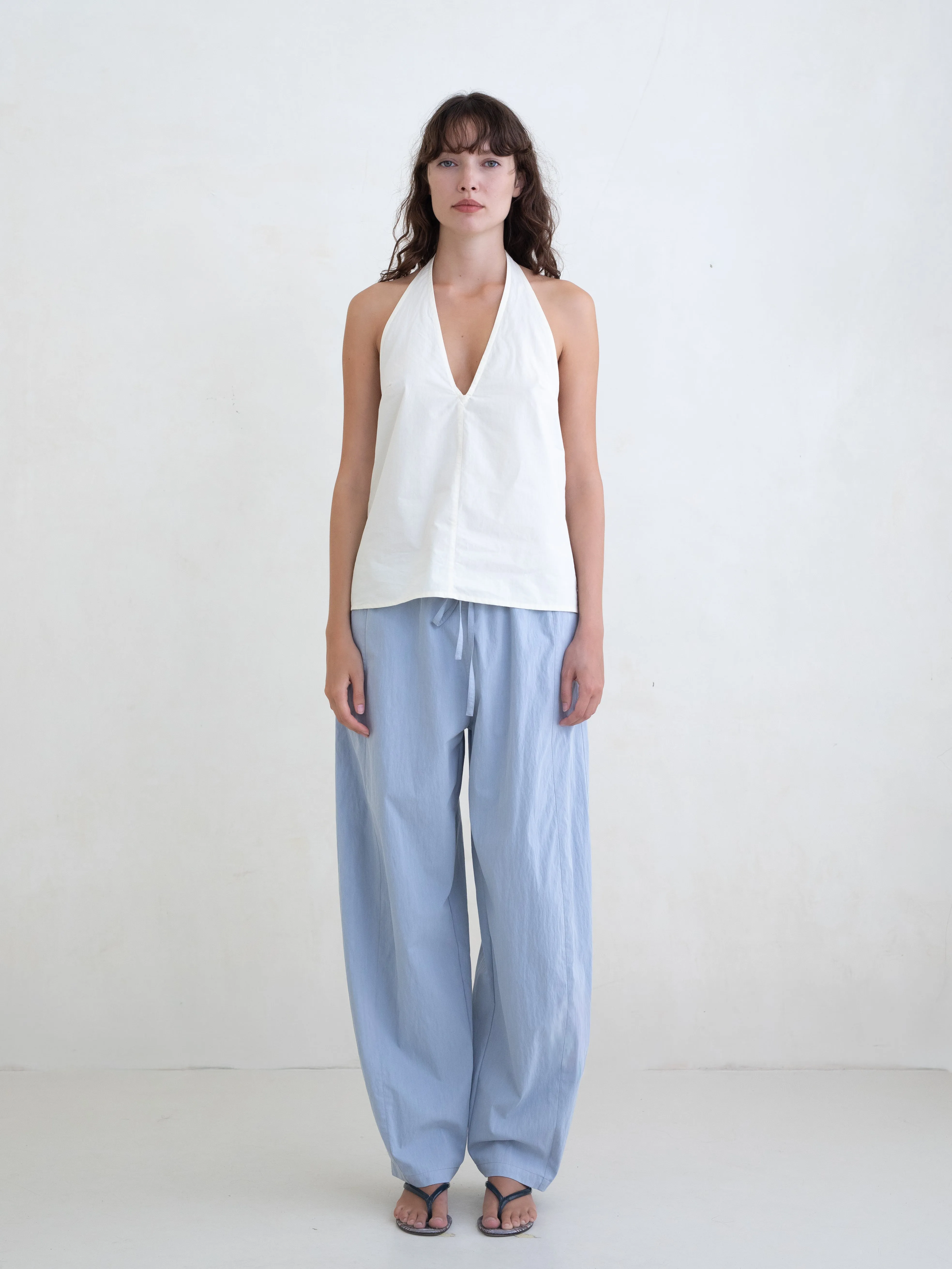 Breezy Pant - Powder Blue sold by BELLE the label