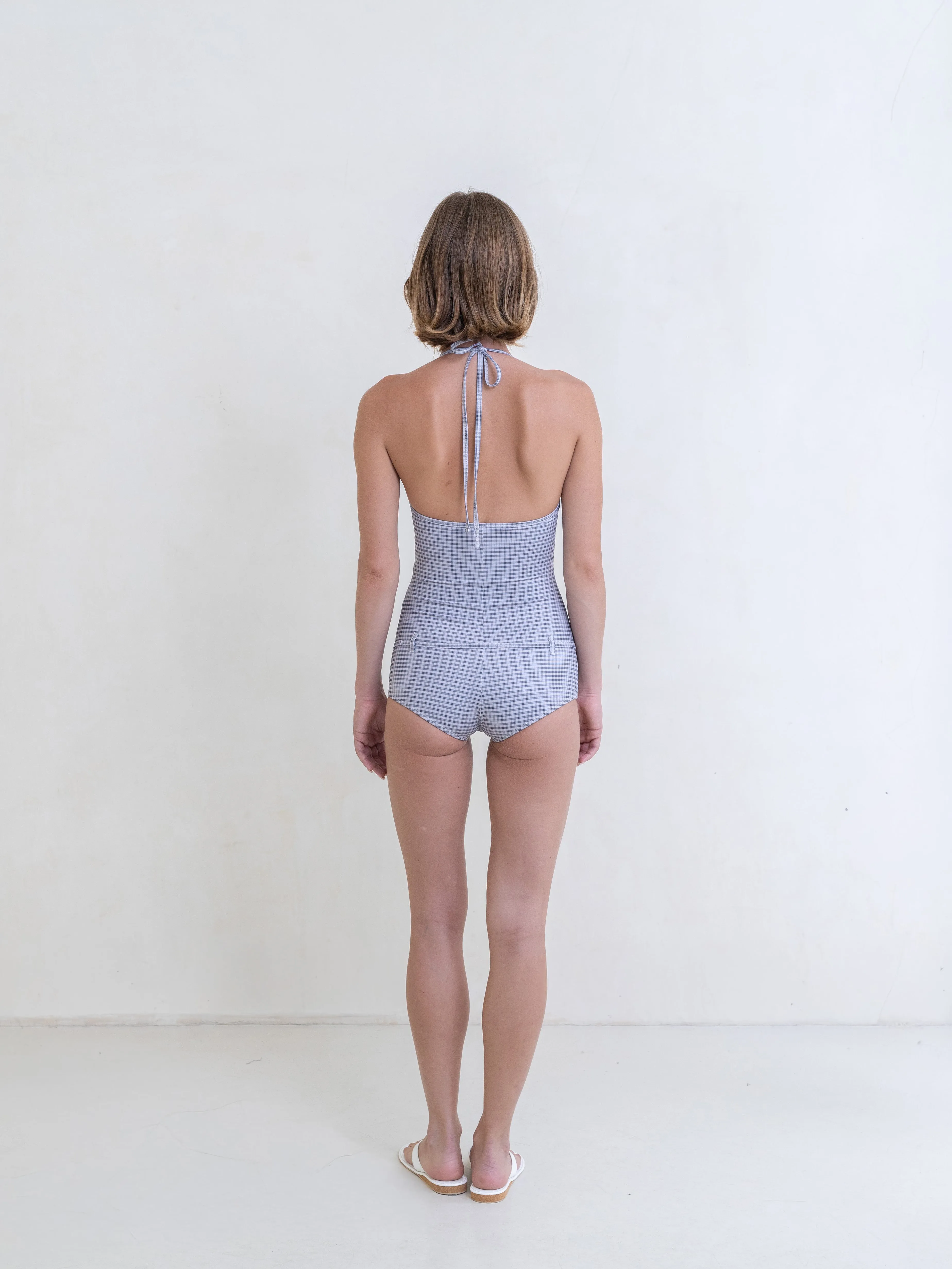 Clara One Piece - Gingham sold by BELLE the label product image thumbnail 3