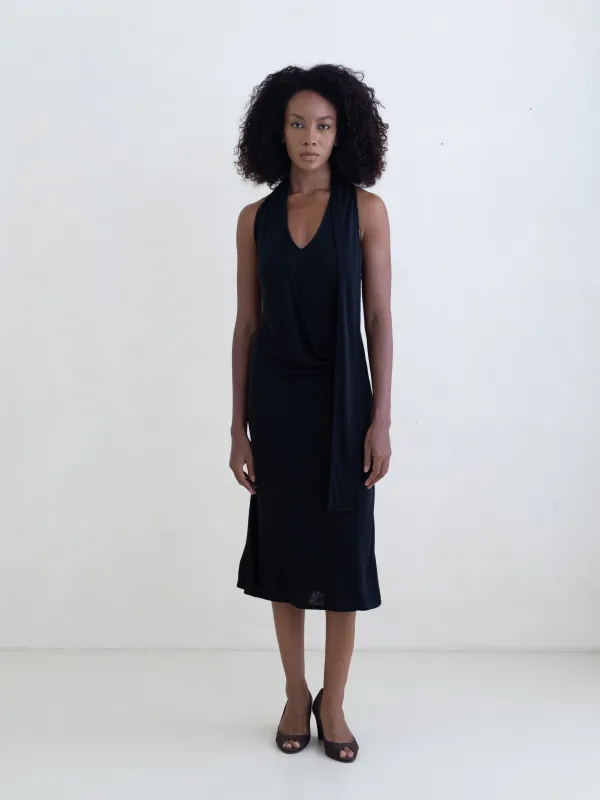 Duo Dress - Black made by Belle Anna
