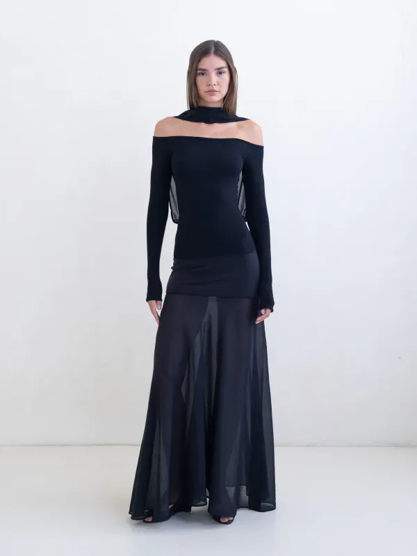 Jewel Skirt - Black made by Belle Anna