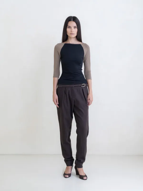 Raglan Top - Black made by Belle Anna