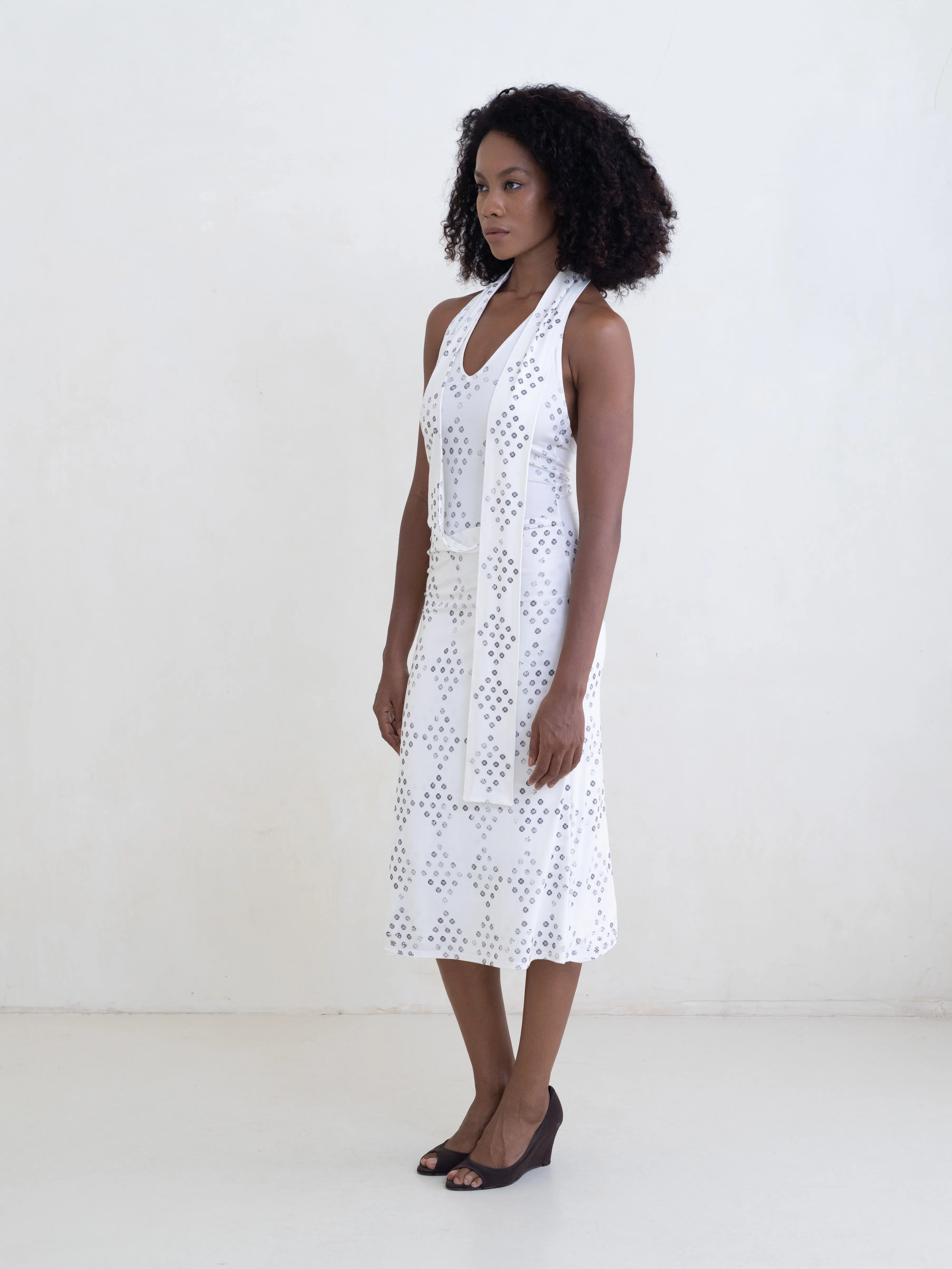 Duo Dress - Grey Diamond sold by BELLE the label product image thumbnail 2