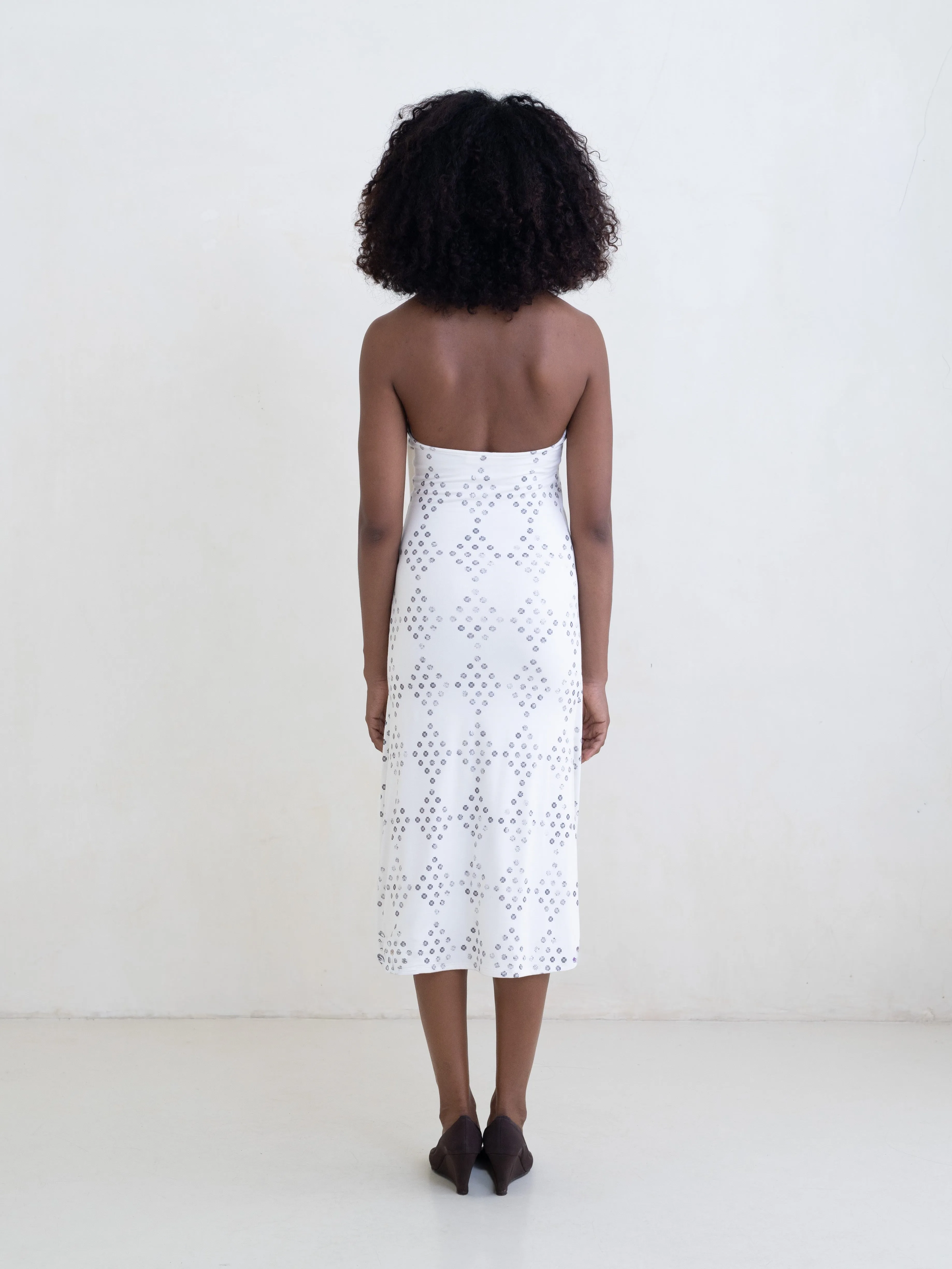 Duo Dress - Grey Diamond sold by BELLE the label product image thumbnail 3