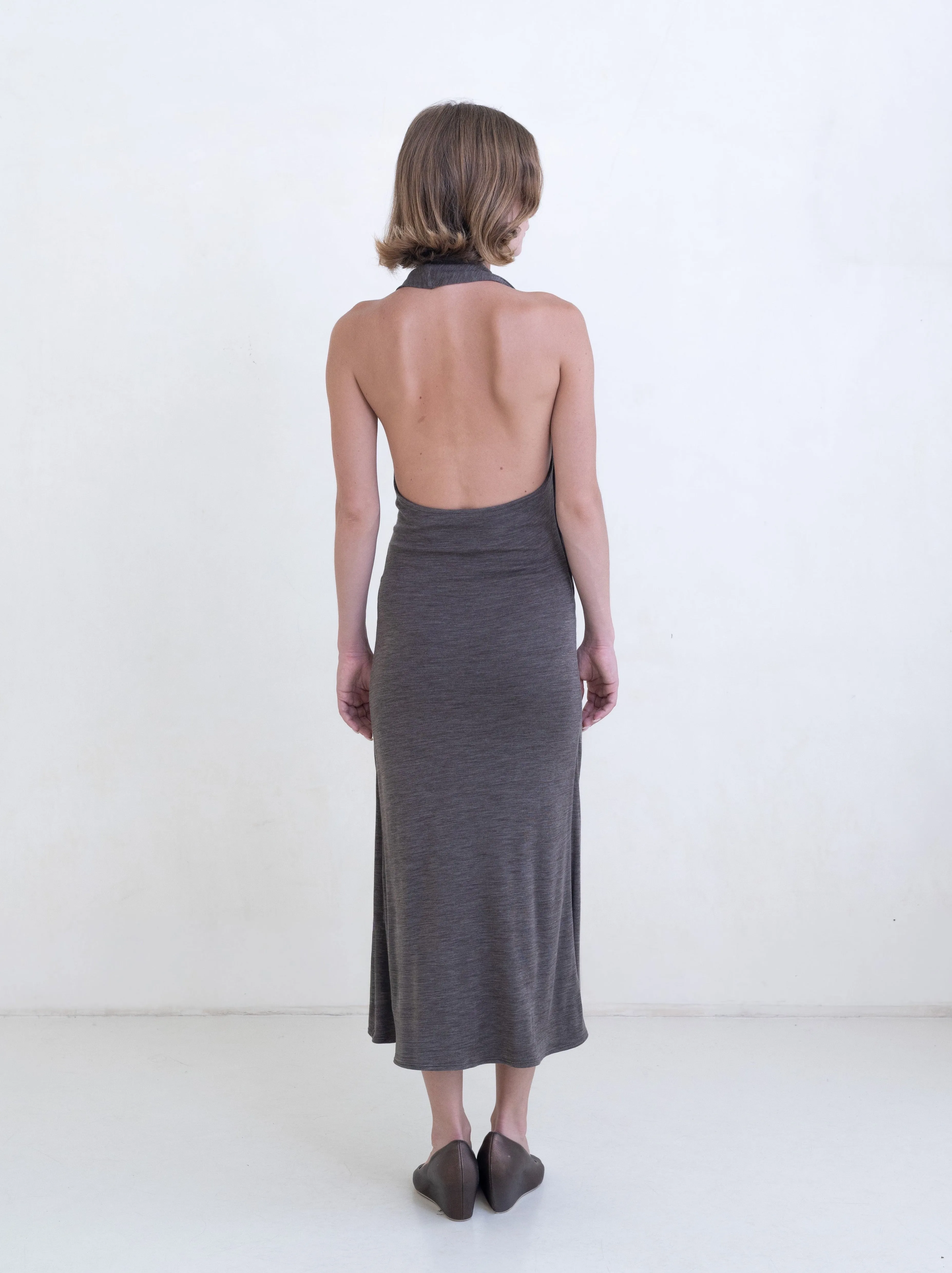 Duo Dress - Grey sold by BELLE the label product image thumbnail 3