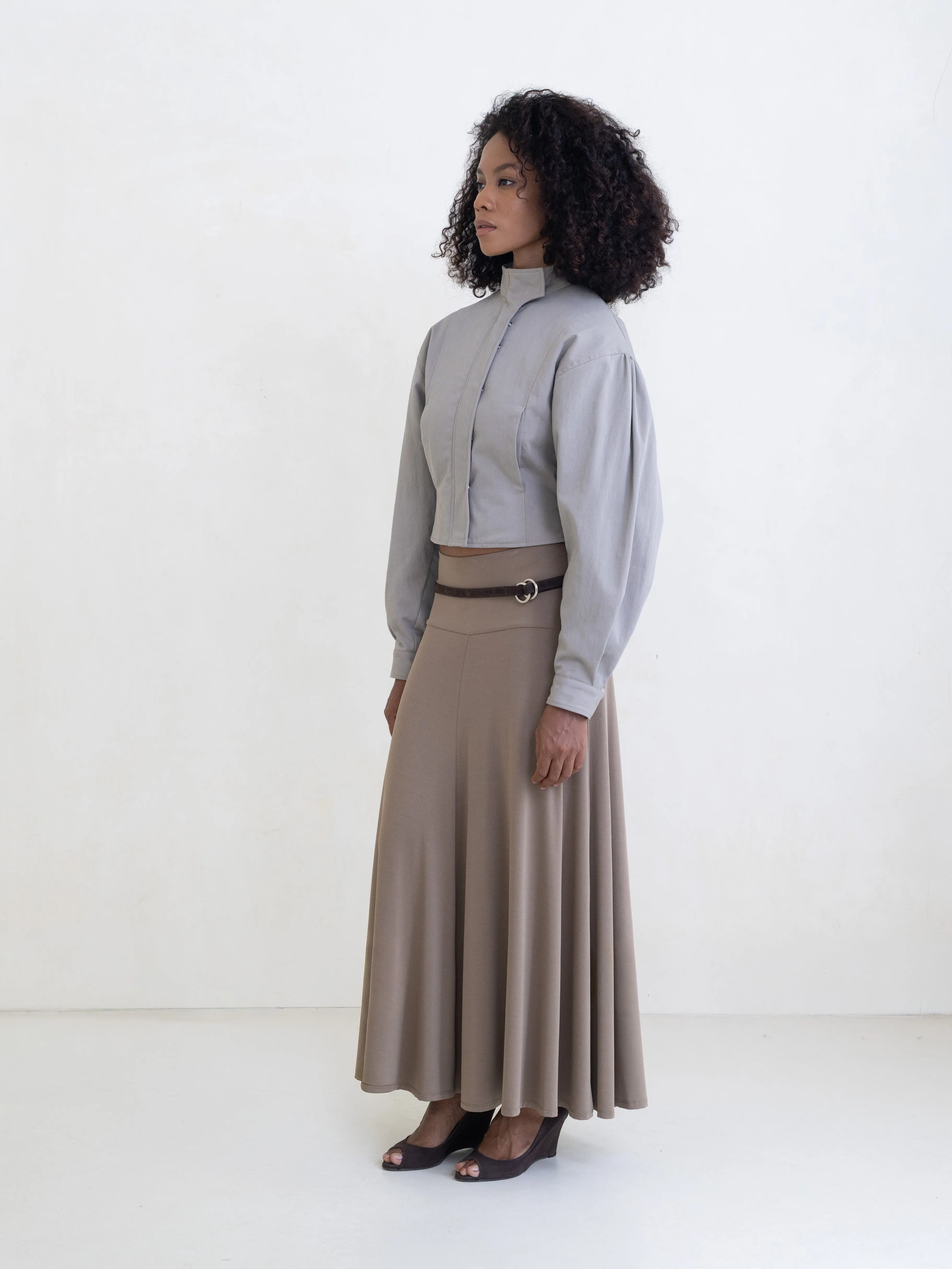 Globo Jacket - Light Grey sold by BELLE the label product image thumbnail 2