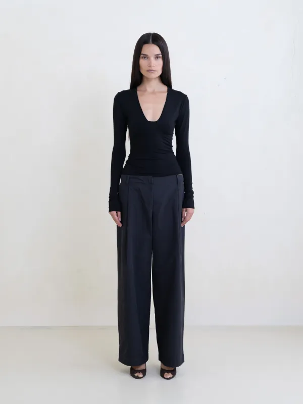 Bolinas Pant - Black made by Belle Anna