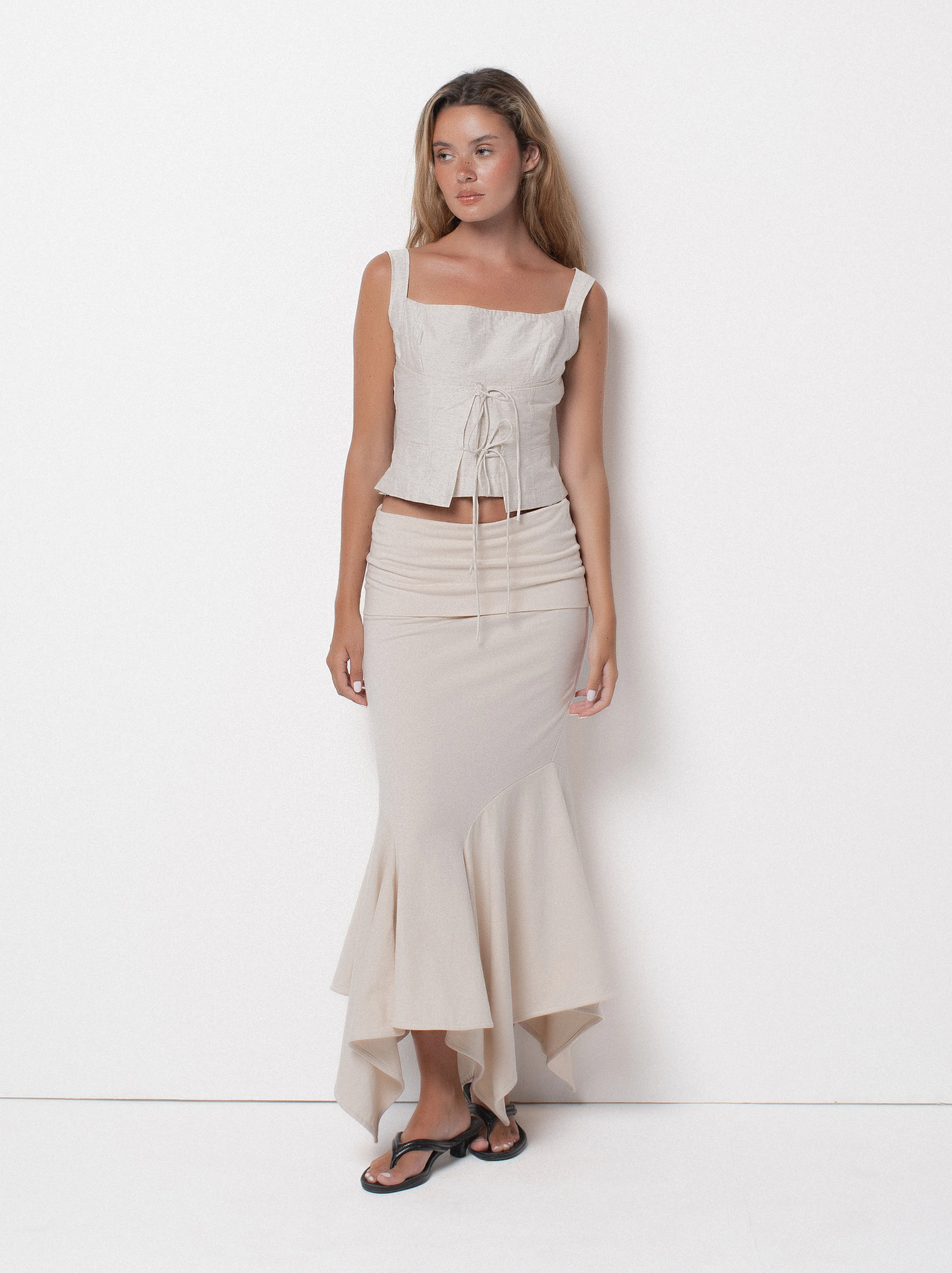 Mae Skirt – Cream sold by BELLE the label product image thumbnail 2
