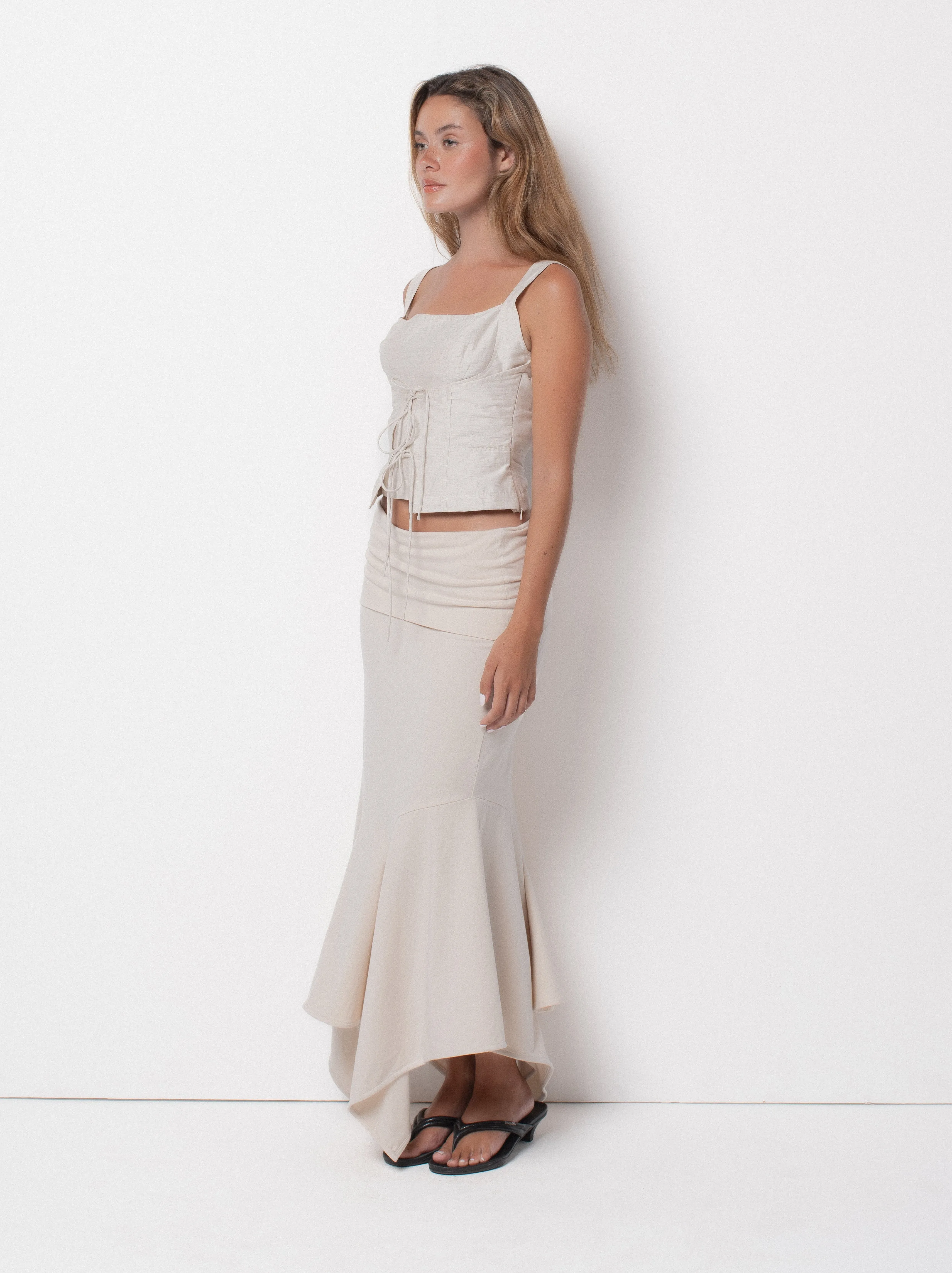Mae Skirt – Cream sold by BELLE the label product image thumbnail 3