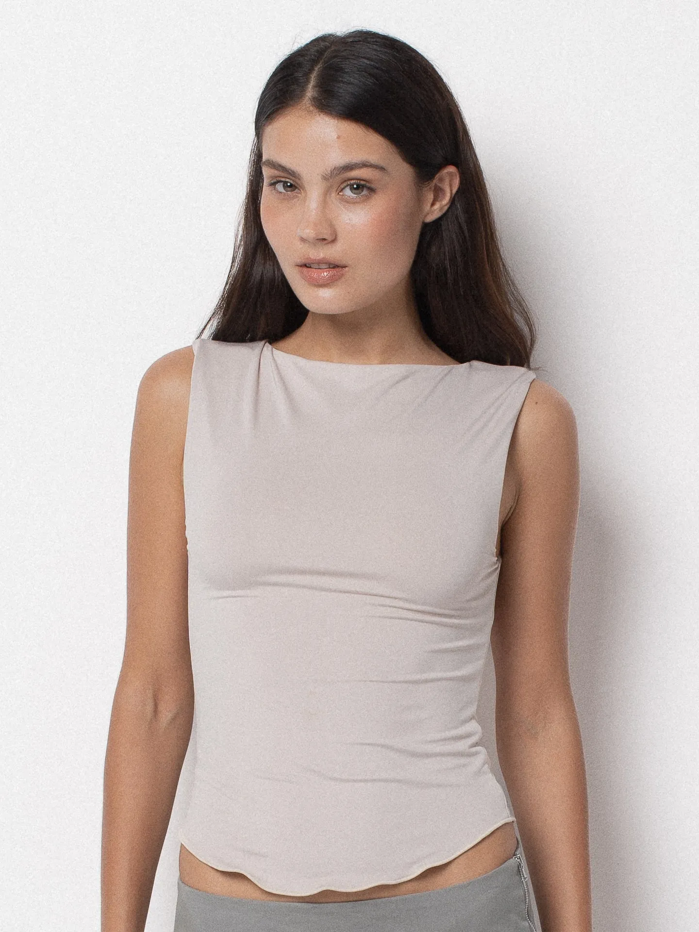 Helena Top – Cream sold by BELLE the label