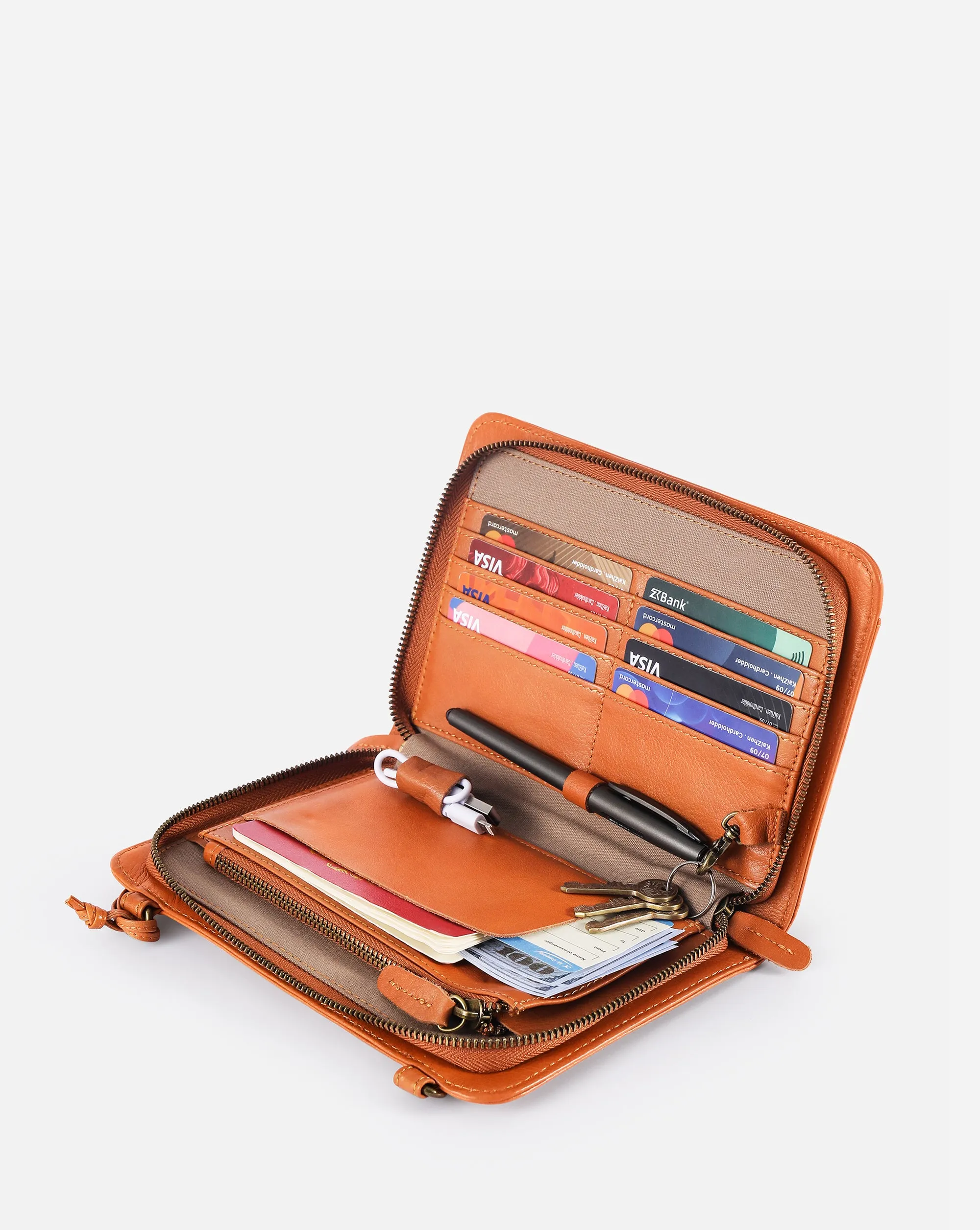 Bali Leather Crossbody Wallet Handbag Purse 0.5L sold by minooy product image thumbnail 2