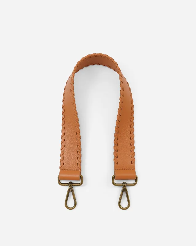 Manto Whipstitch Leather Shoulder Strap made by minooy